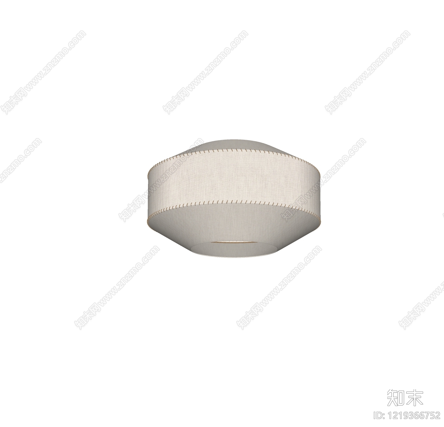 奶油风吸顶灯SU模型下载【ID:1219366752】