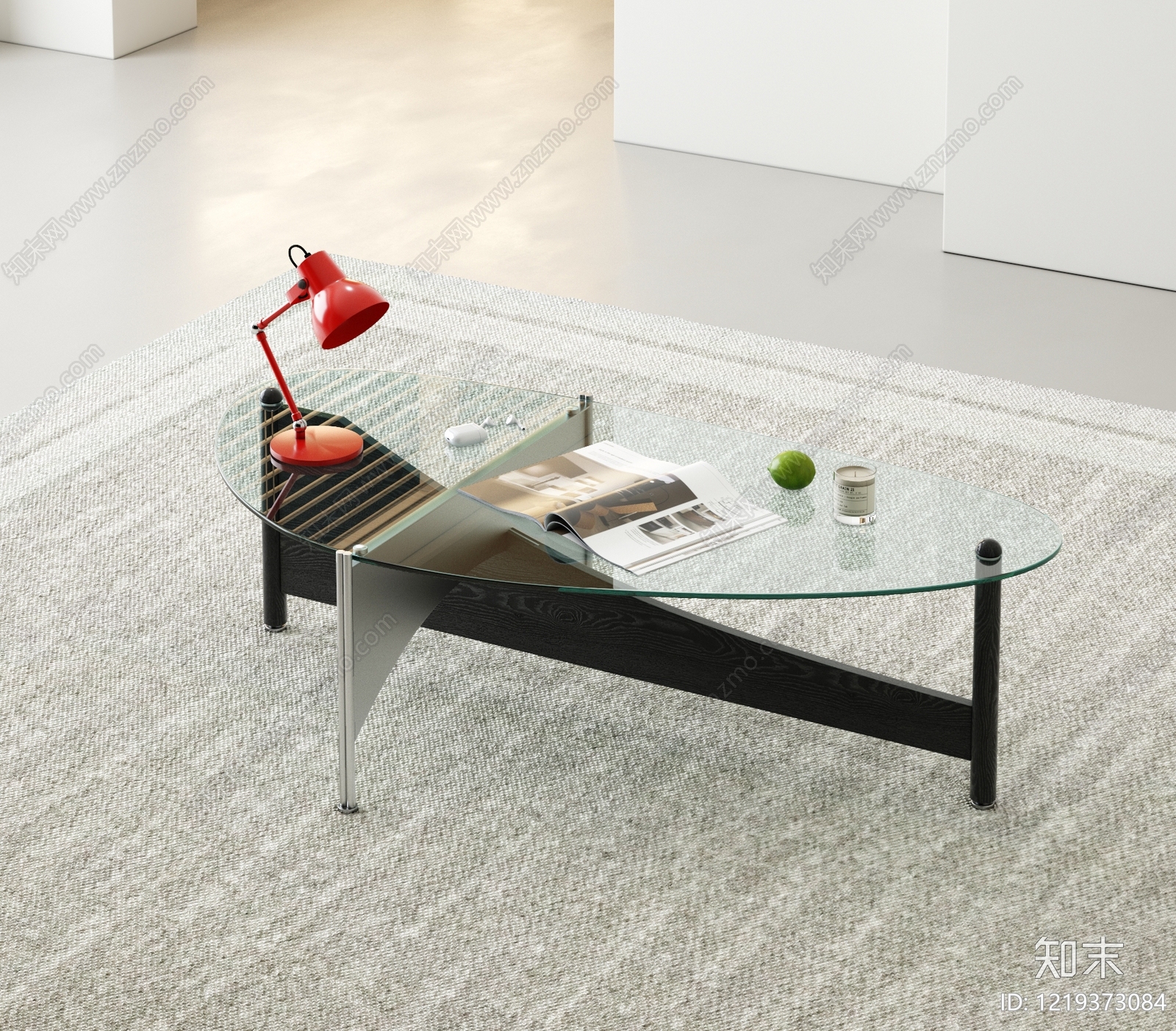 现代简约茶几3D模型下载【ID:1219373084】