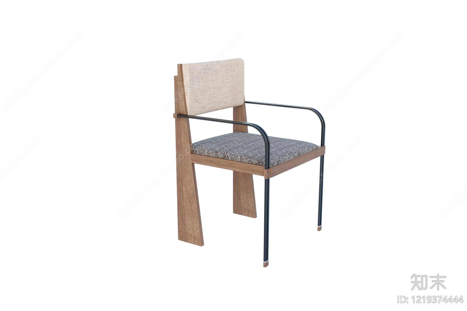 现代简约餐椅3D模型下载【ID:1219374444】