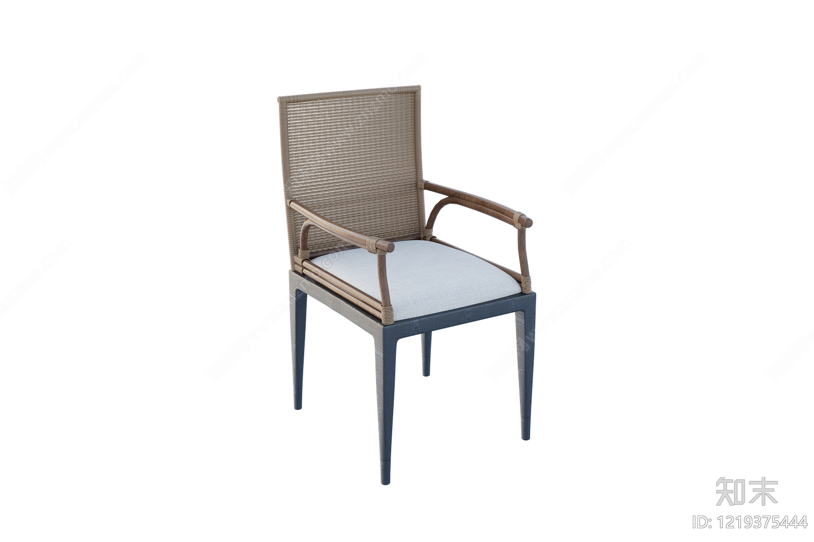 新中式餐椅3D模型下载【ID:1219375444】