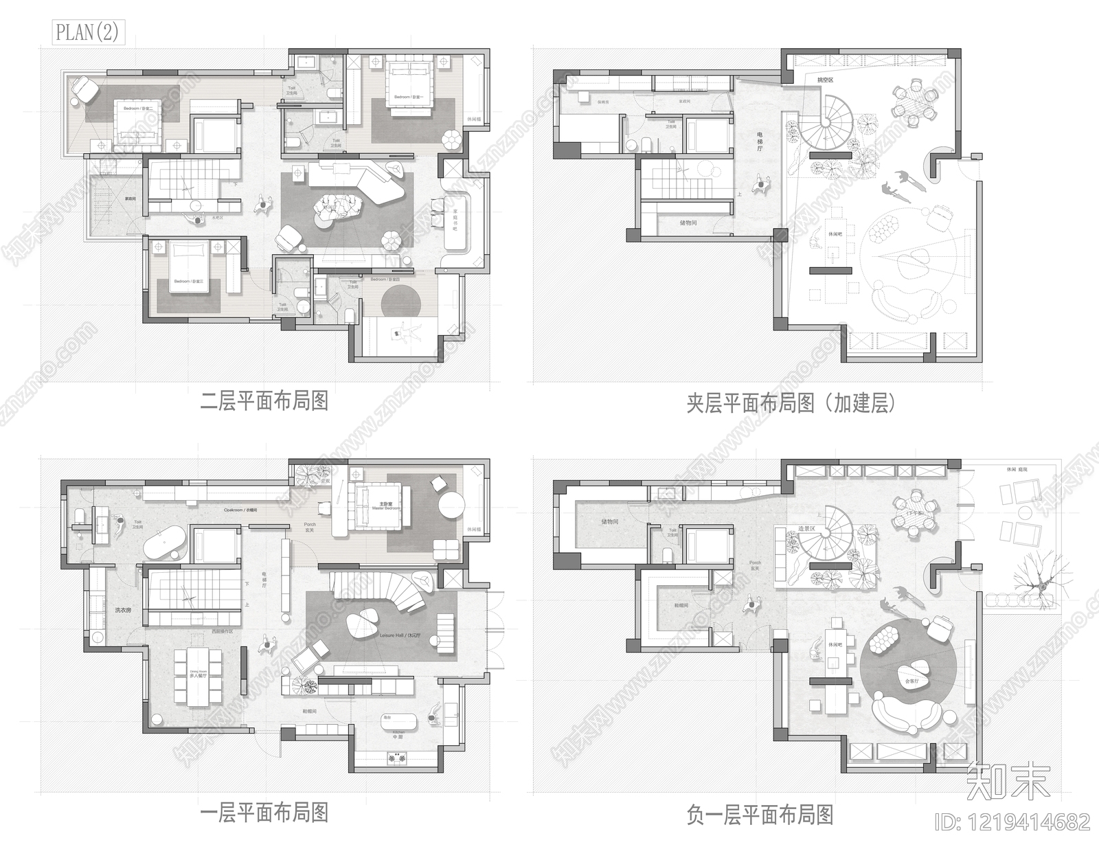别墅cad施工图下载【ID:1219414682】