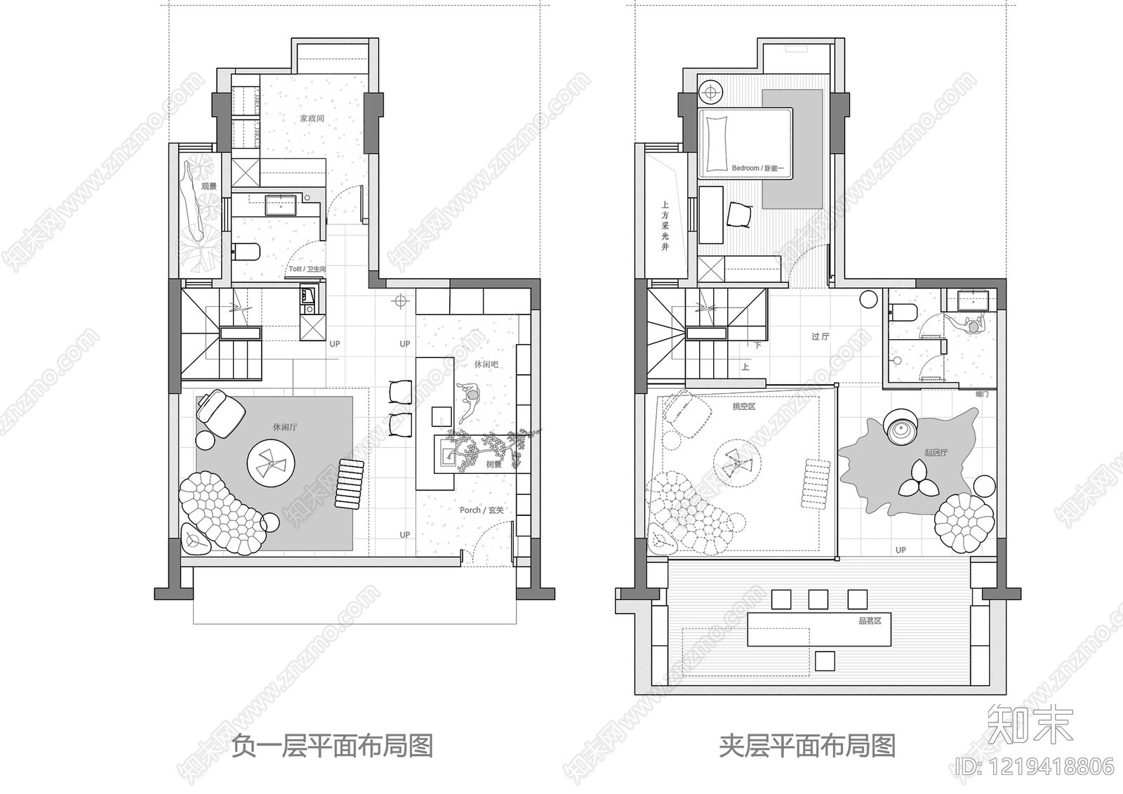 别墅cad施工图下载【ID:1219418806】