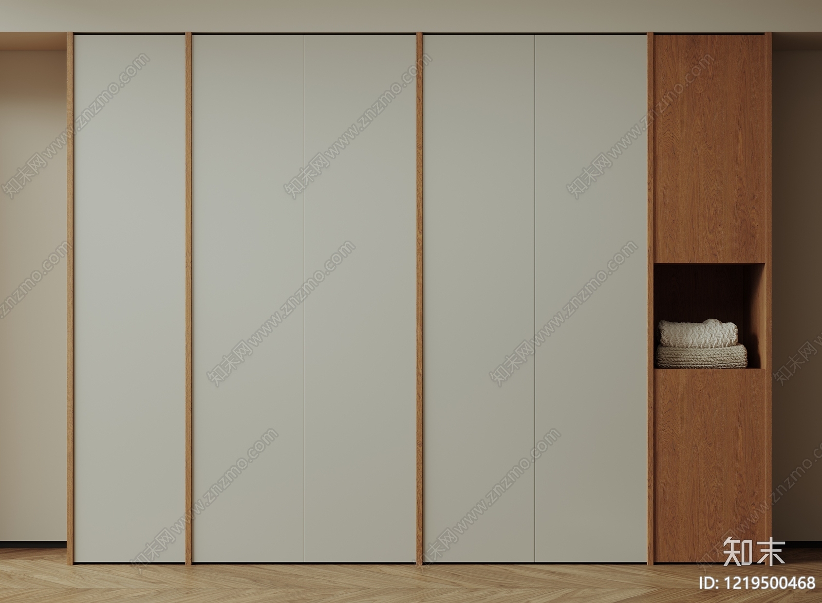 北欧风衣柜SU模型下载【ID:1219500468】