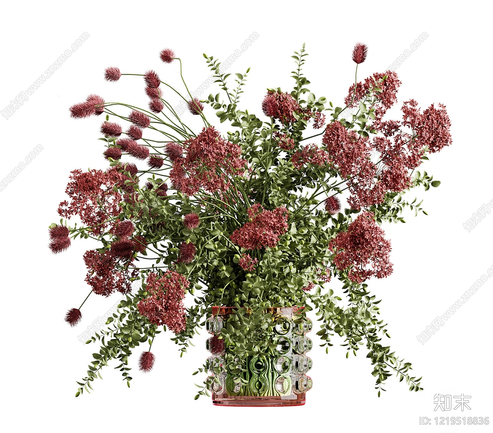 现代简约花艺SU模型下载【ID:1219518836】