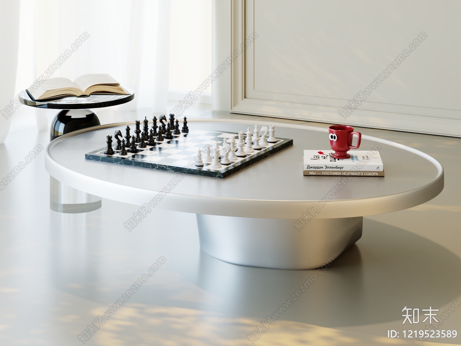 极简茶几3D模型下载【ID:1219523589】