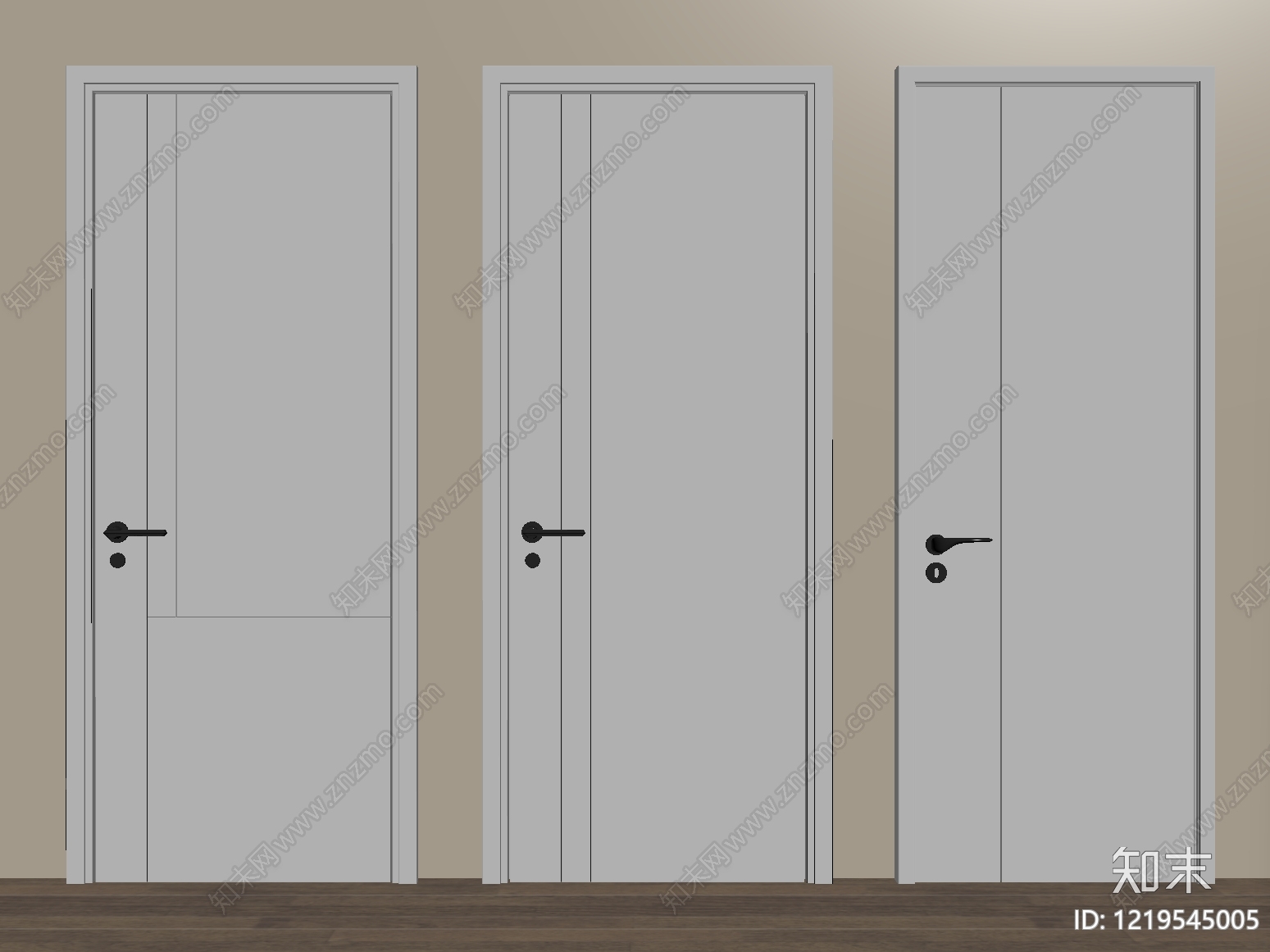 奶油风单开门SU模型下载【ID:1219545005】