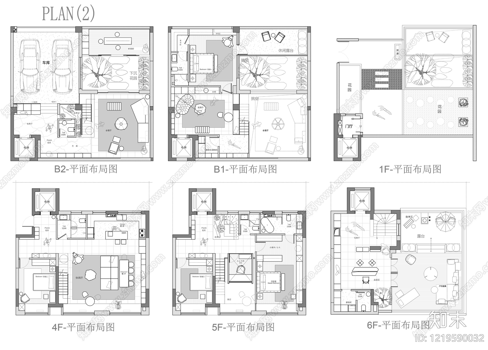 别墅cad施工图下载【ID:1219590032】