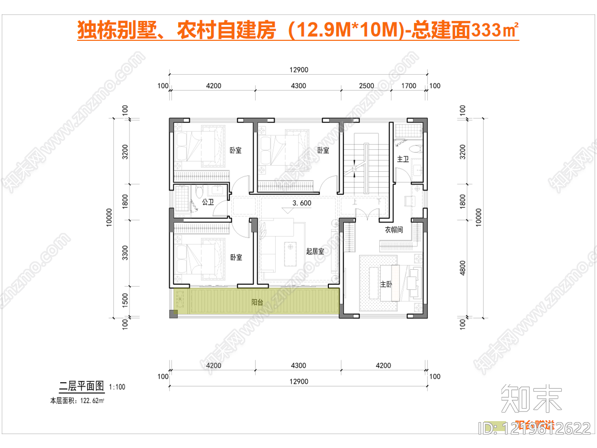 别墅建筑cad施工图下载【ID:1219612622】