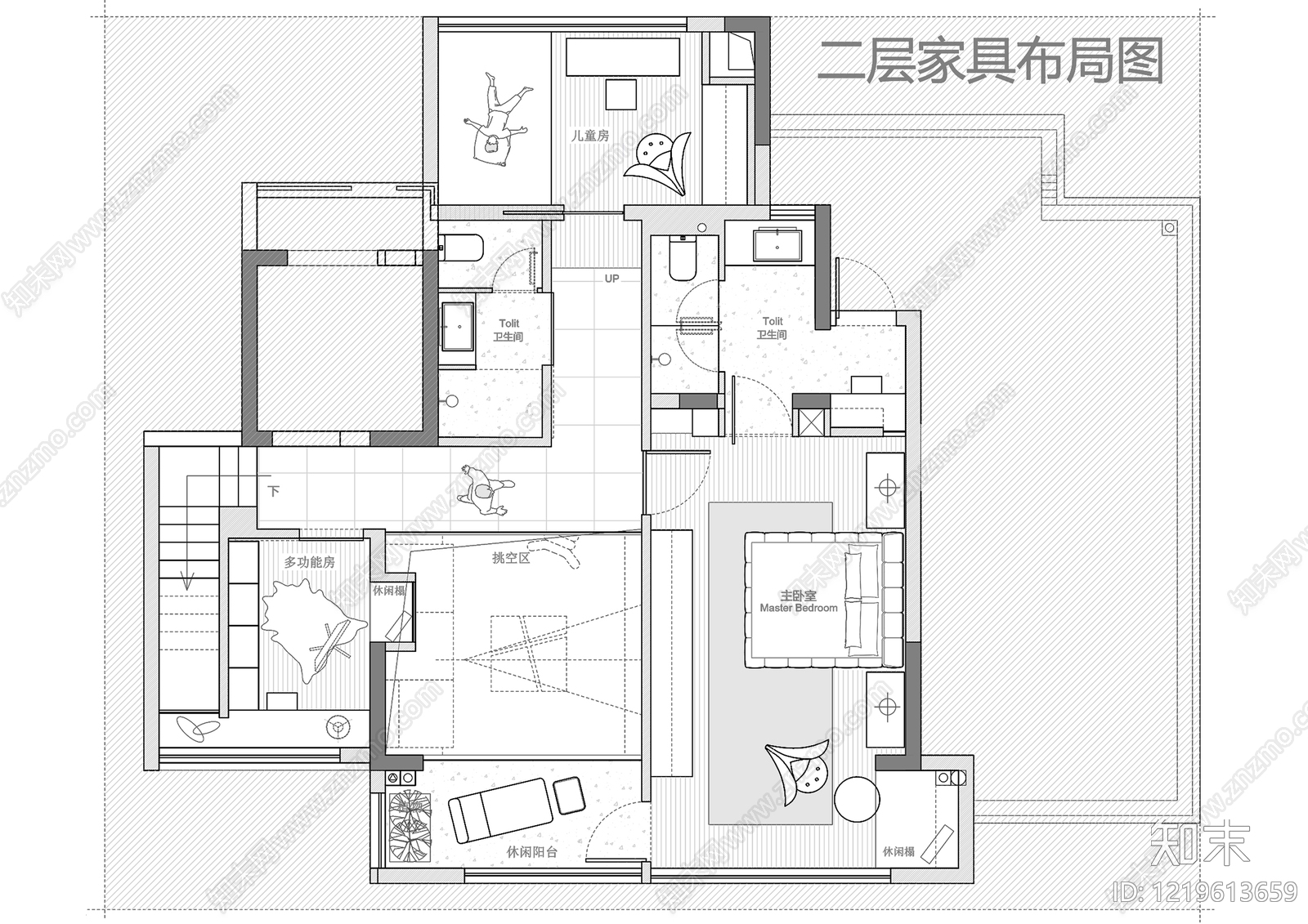 别墅cad施工图下载【ID:1219613659】