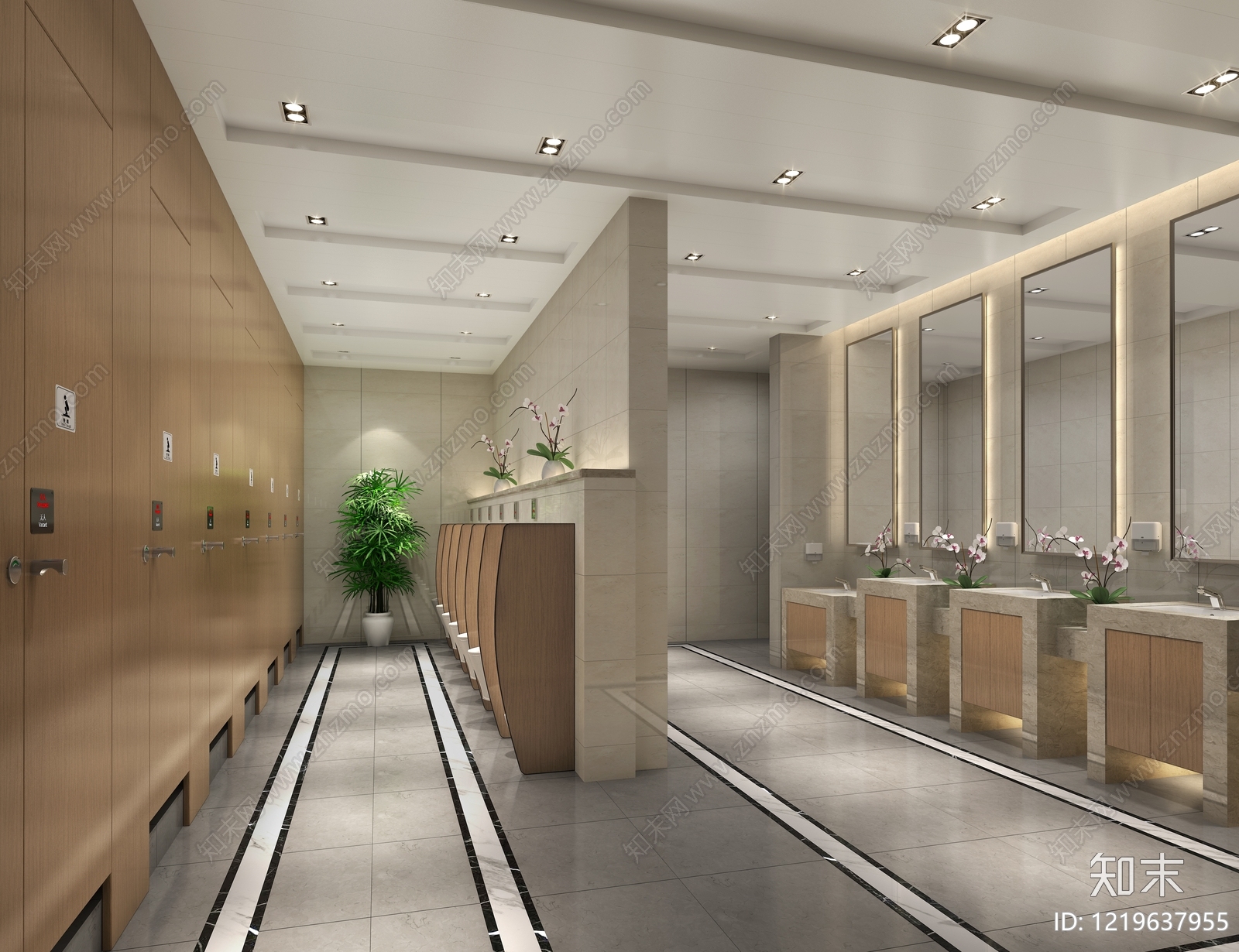 新中式接待室3D模型下载【ID:1219637955】