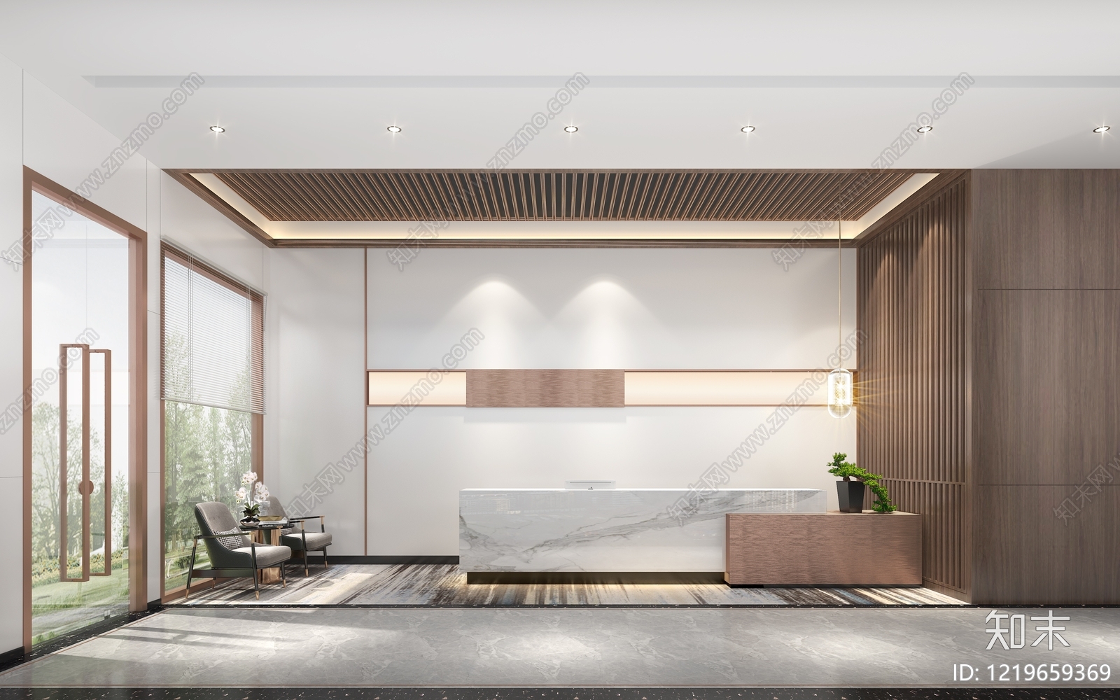现代简约其他办公空间3D模型下载【ID:1219659369】