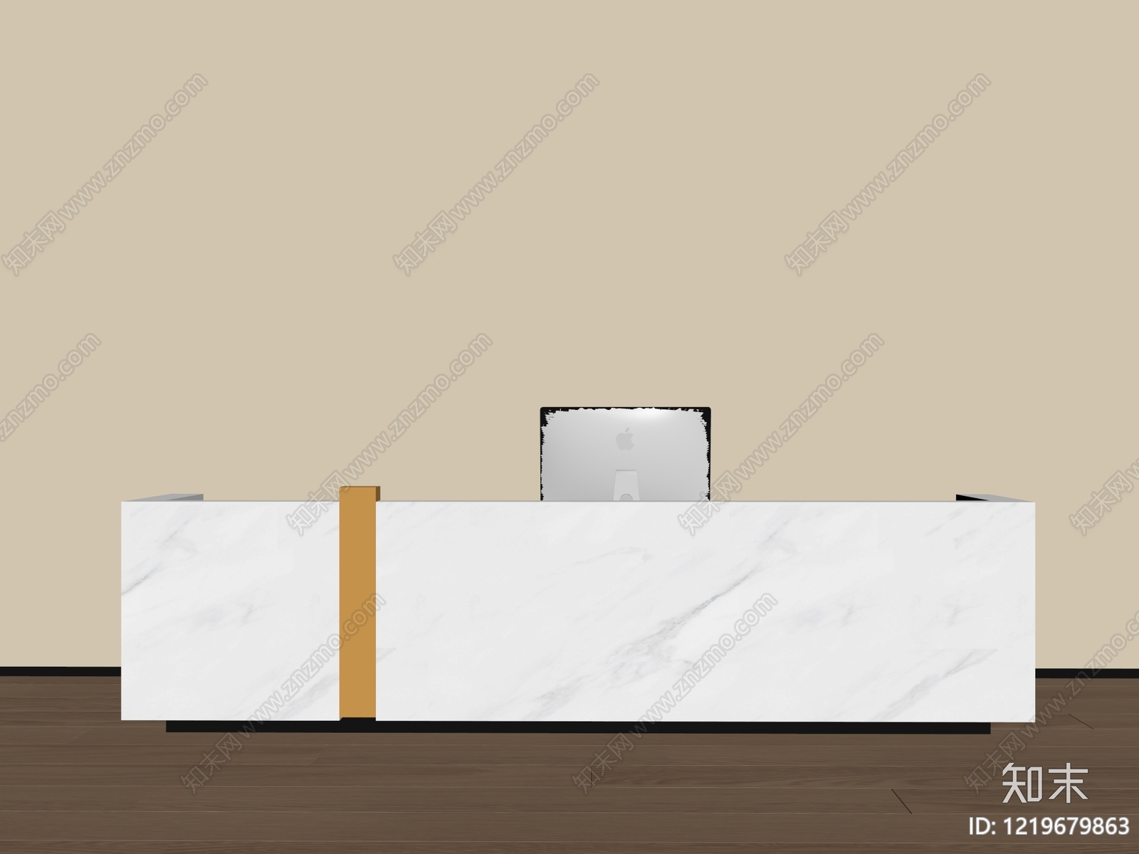 现代简约前台SU模型下载【ID:1219679863】