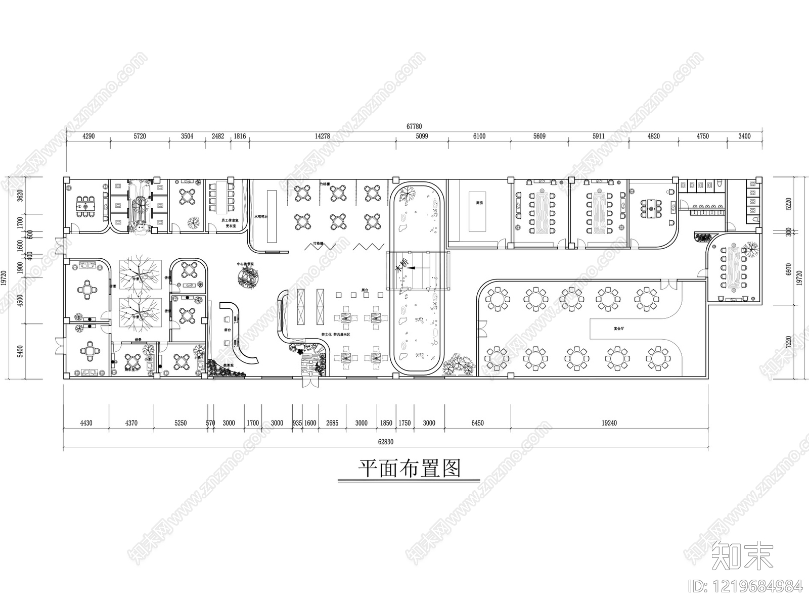 中餐厅CAD图纸