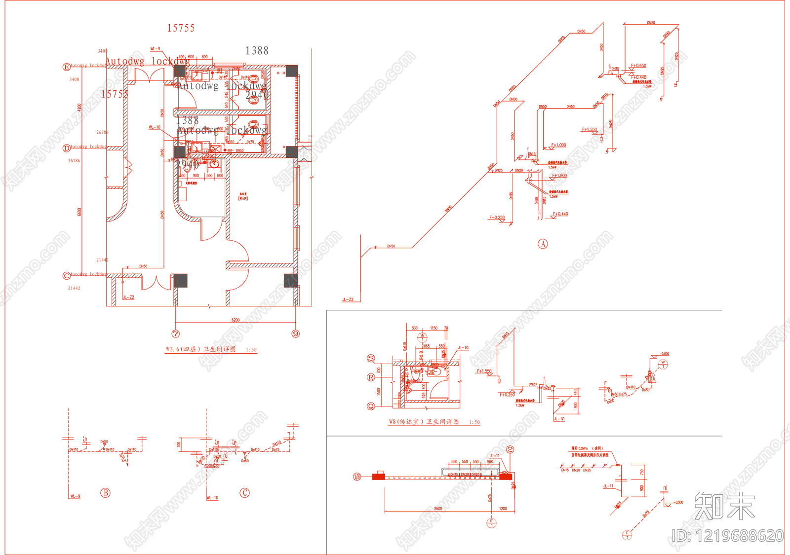 幼儿园建筑cad施工图下载【ID:1219688620】