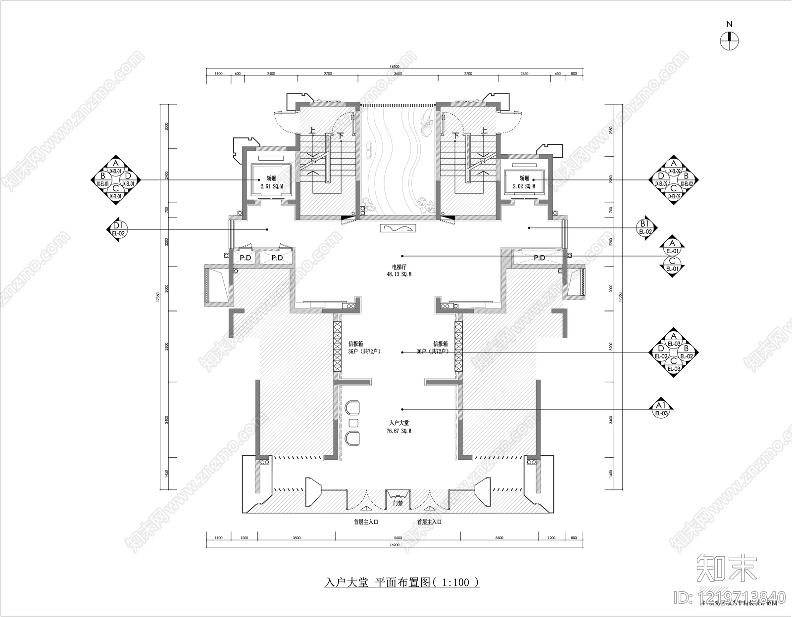 其他商业空间cad施工图下载【ID:1219713840】
