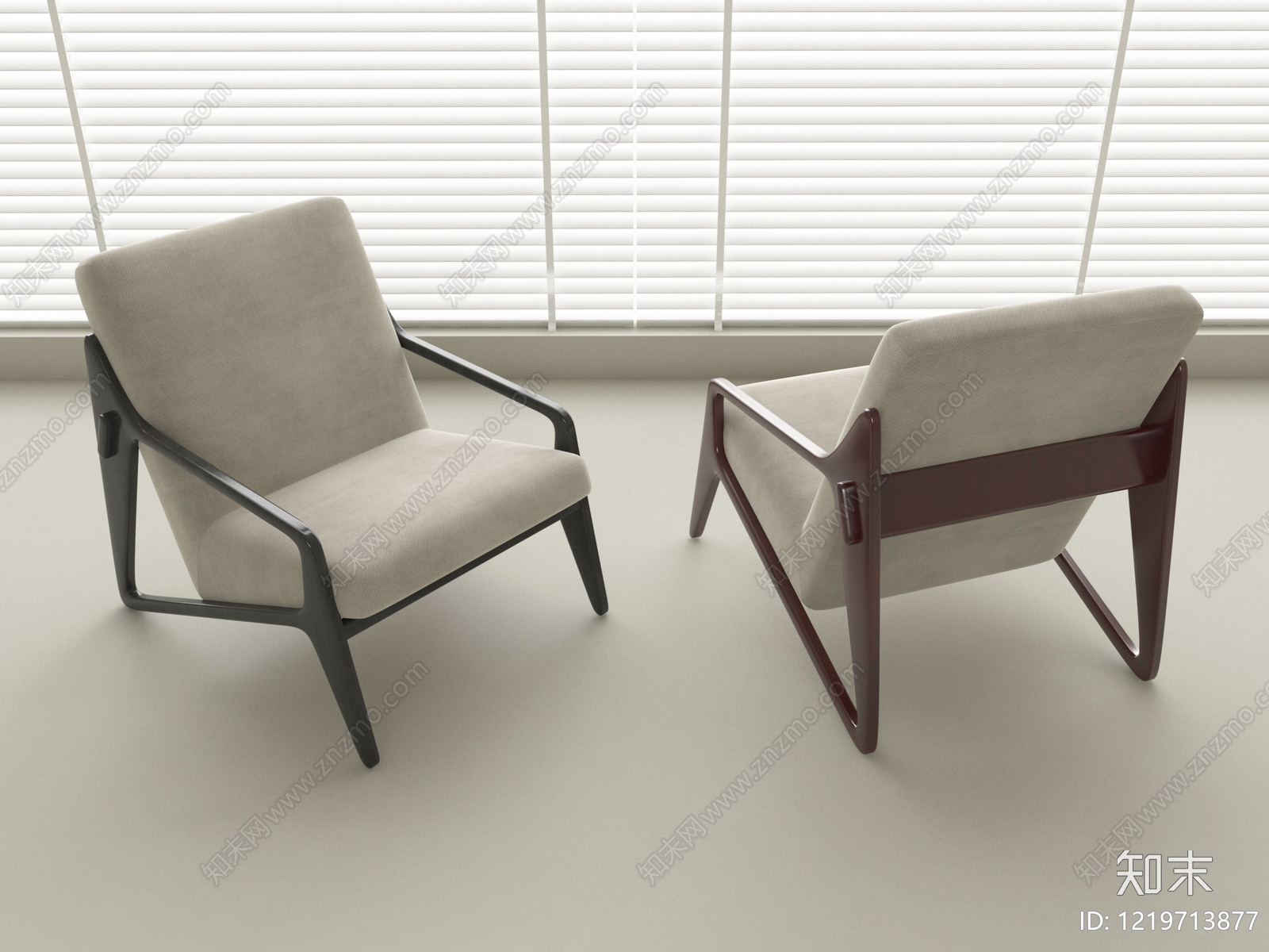 中古风休闲椅3D模型下载【ID:1219713877】