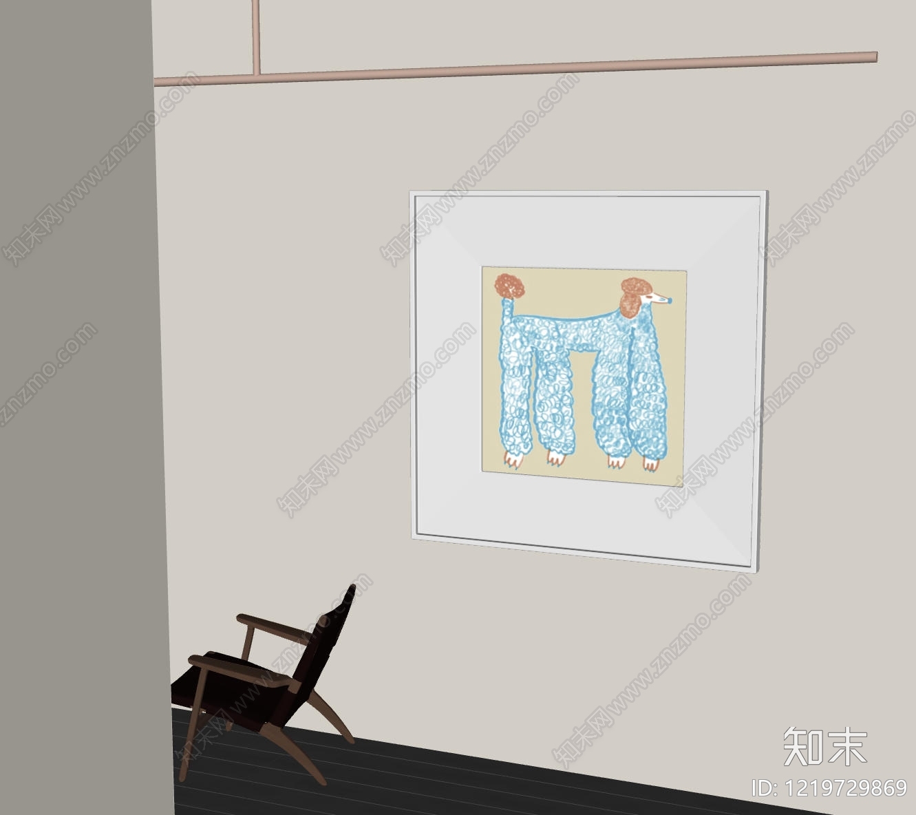 现代简约儿童挂画SU模型下载【ID:1219729869】