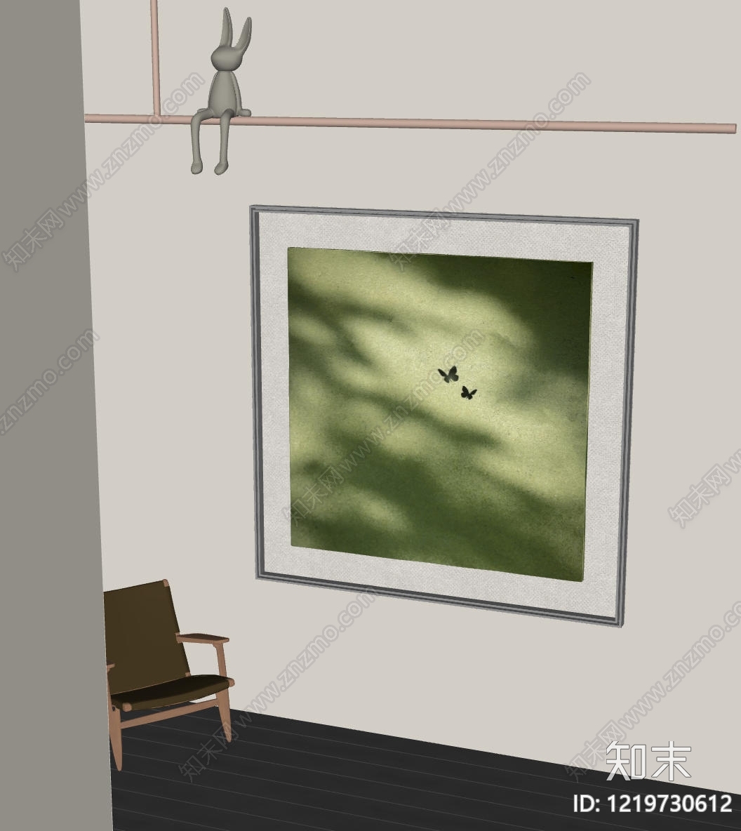 极简油画SU模型下载【ID:1219730612】