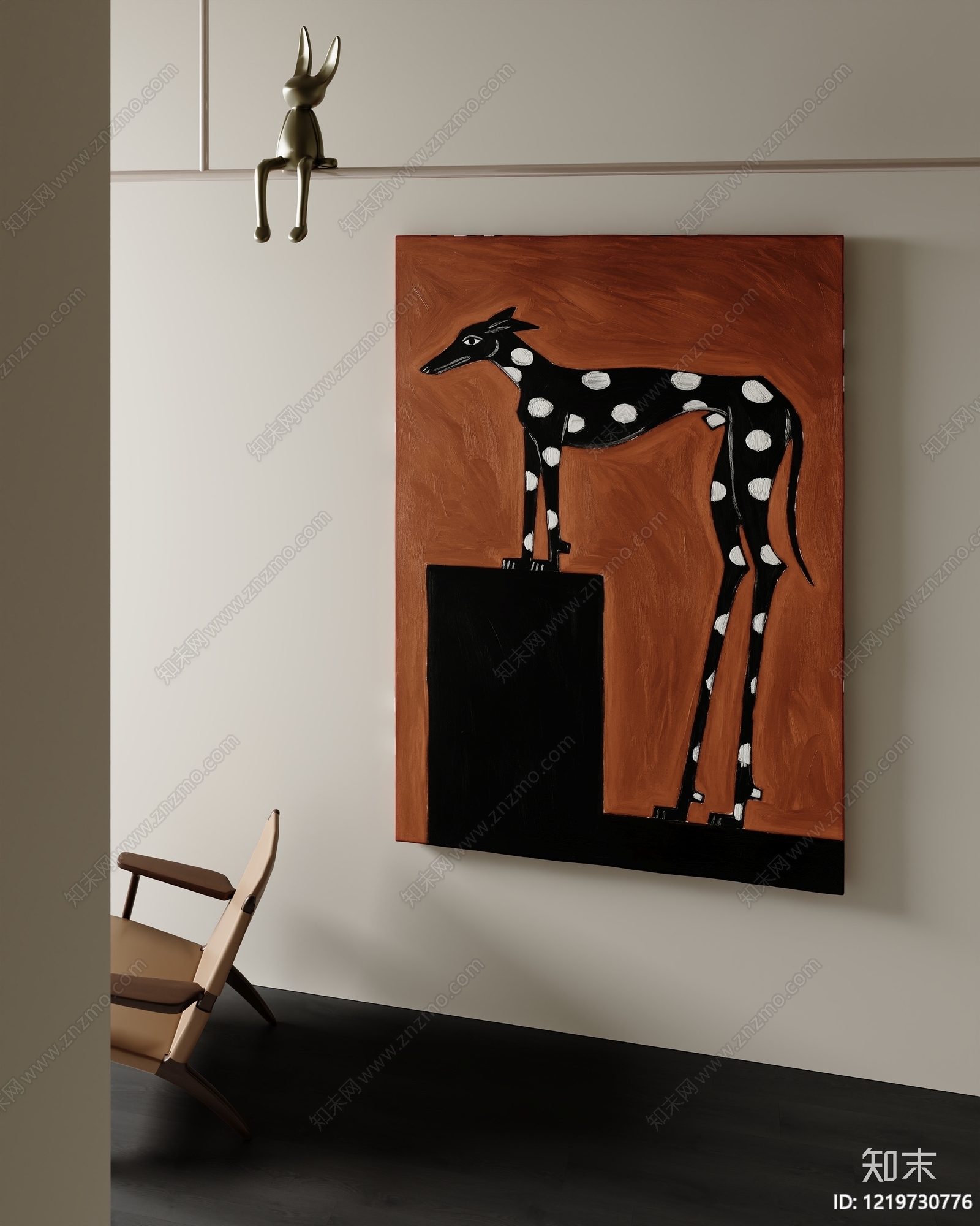 中古风儿童挂画SU模型下载【ID:1219730776】