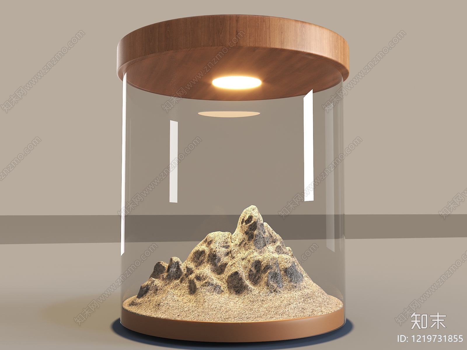 侘寂台灯3D模型下载【ID:1219731855】