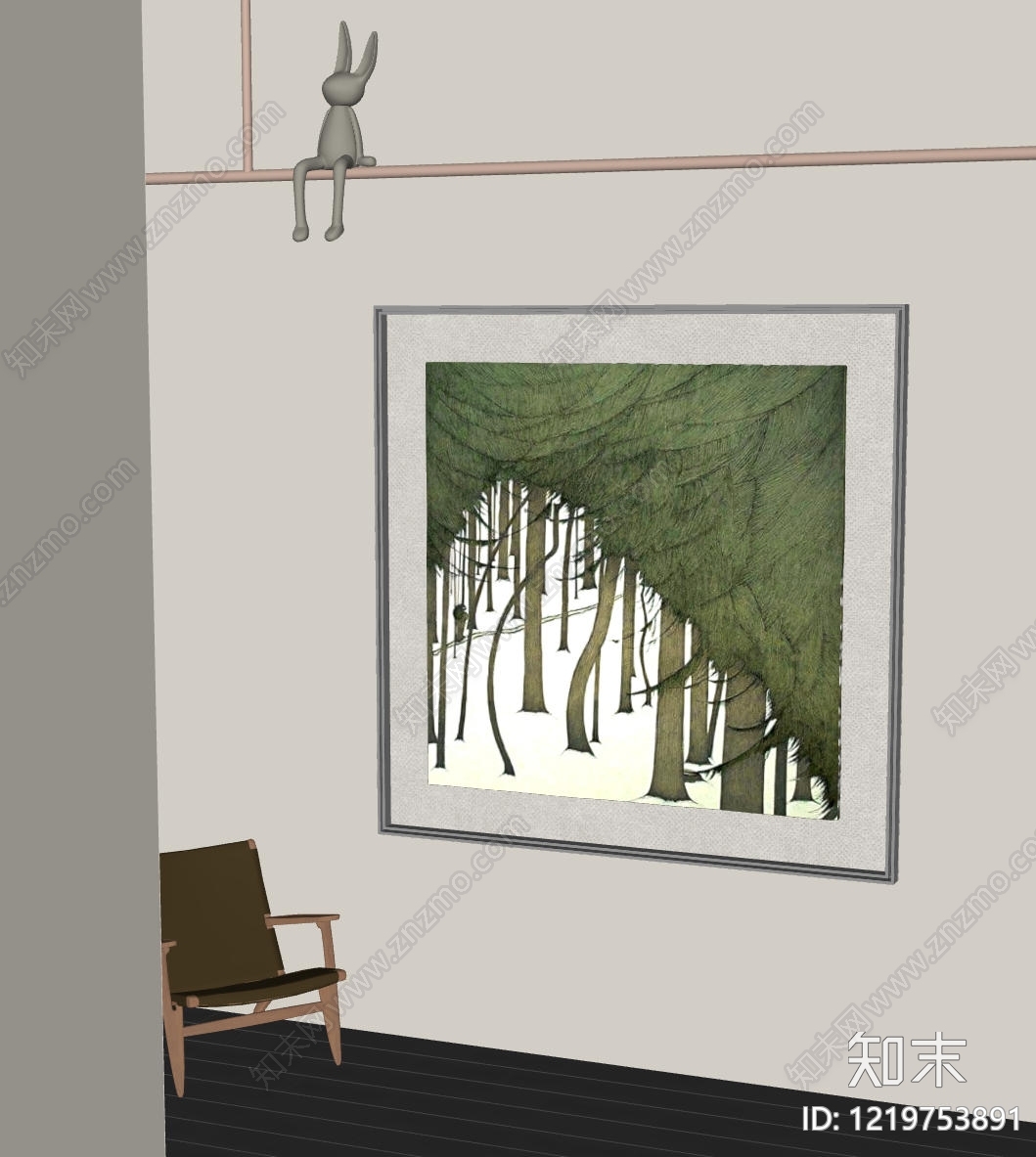 极简儿童挂画SU模型下载【ID:1219753891】
