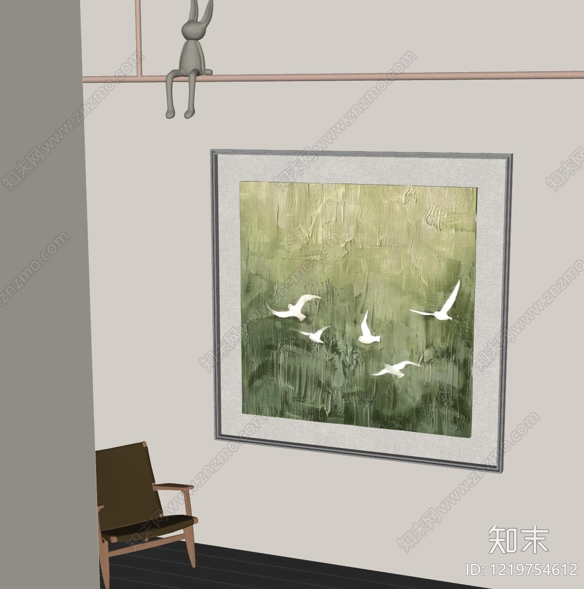 现代简约儿童挂画SU模型下载【ID:1219754612】