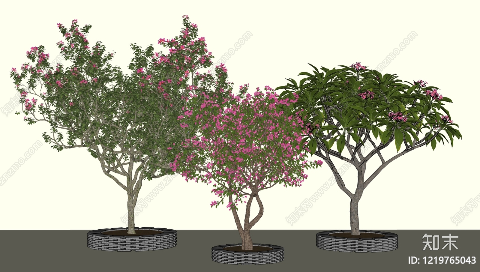 现代主义乔木SU模型下载【ID:1219765043】
