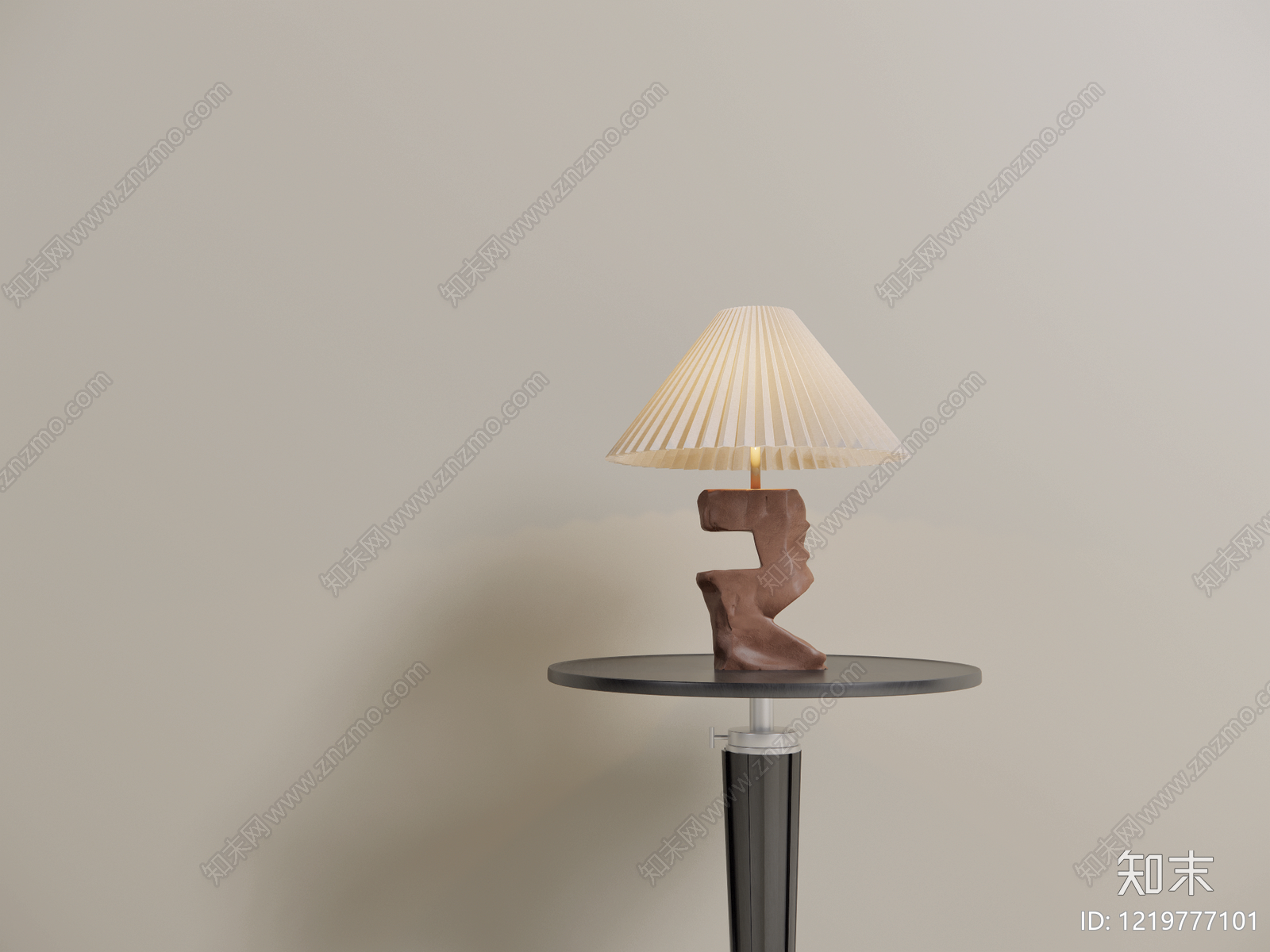 侘寂台灯SU模型下载【ID:1219777101】