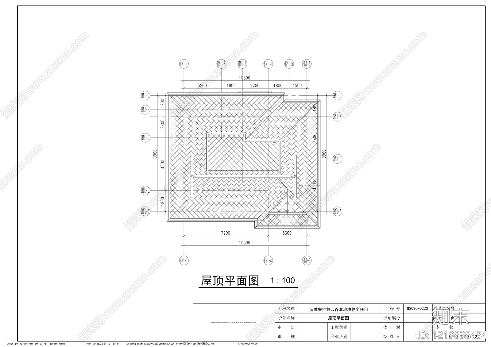 别墅建筑cad施工图下载【ID:1219838434】