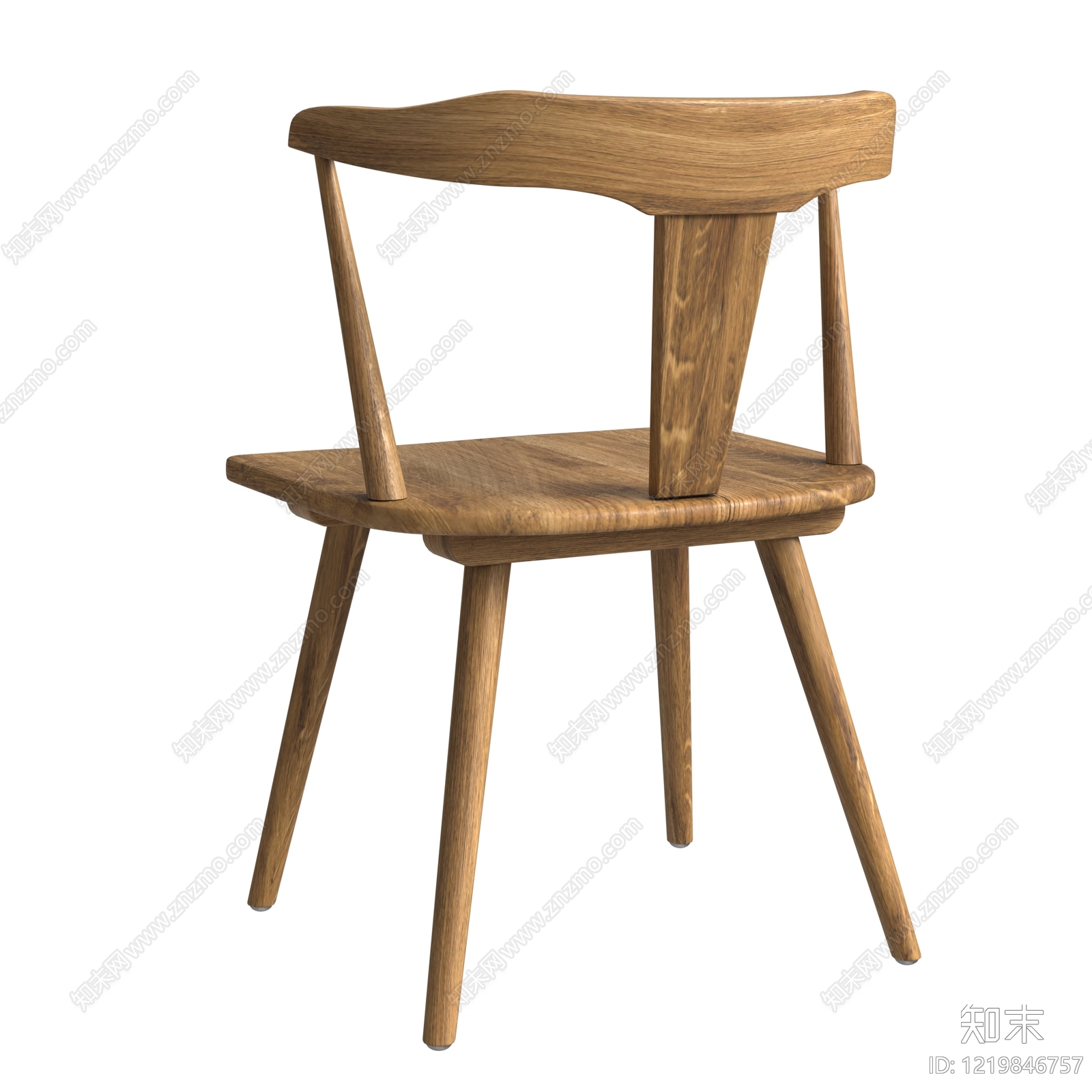 北欧餐椅3D模型下载【ID:1219846757】