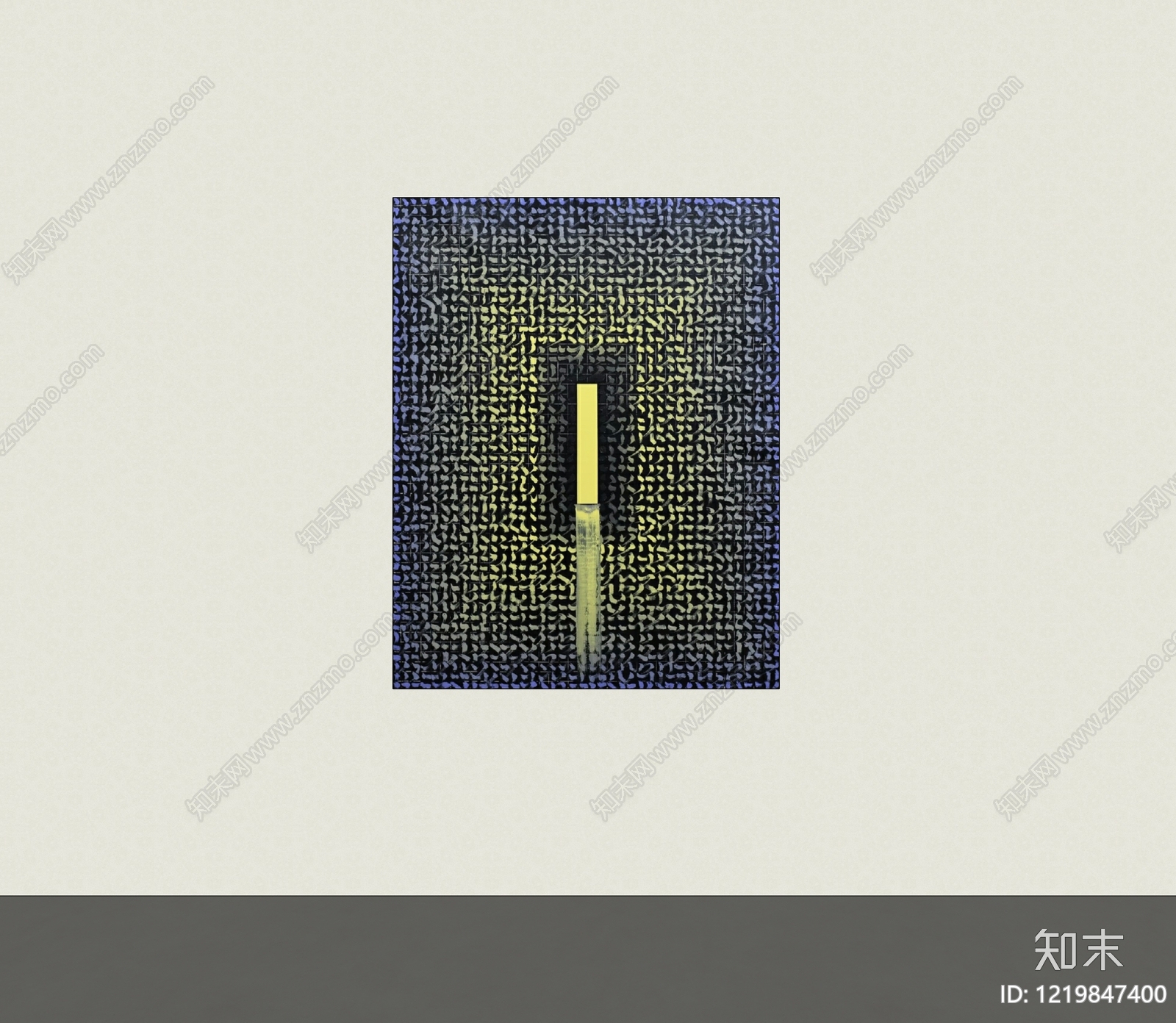 极简挂画SU模型下载【ID:1219847400】