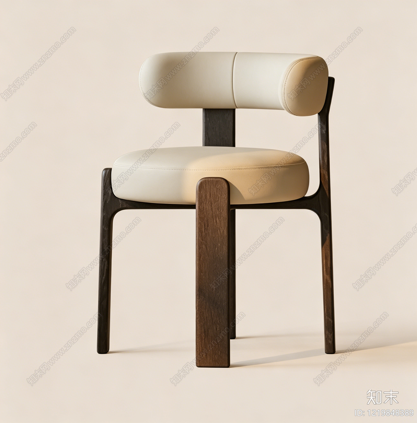 极简餐椅3D模型下载【ID:1219848389】