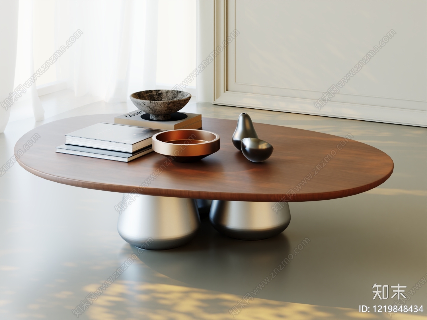 极简茶几3D模型下载【ID:1219848434】