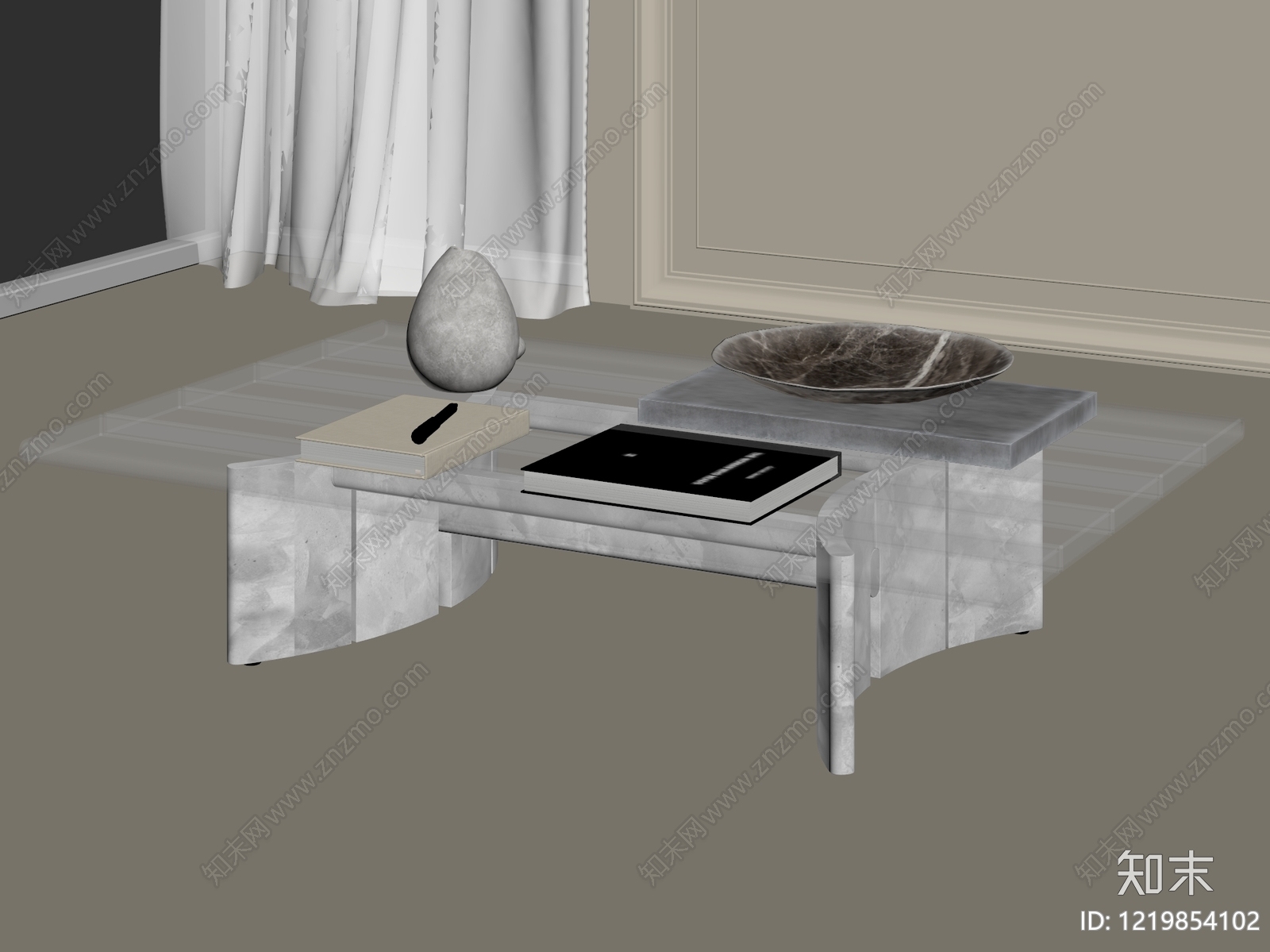 意式极简茶几3D模型下载【ID:1219854102】