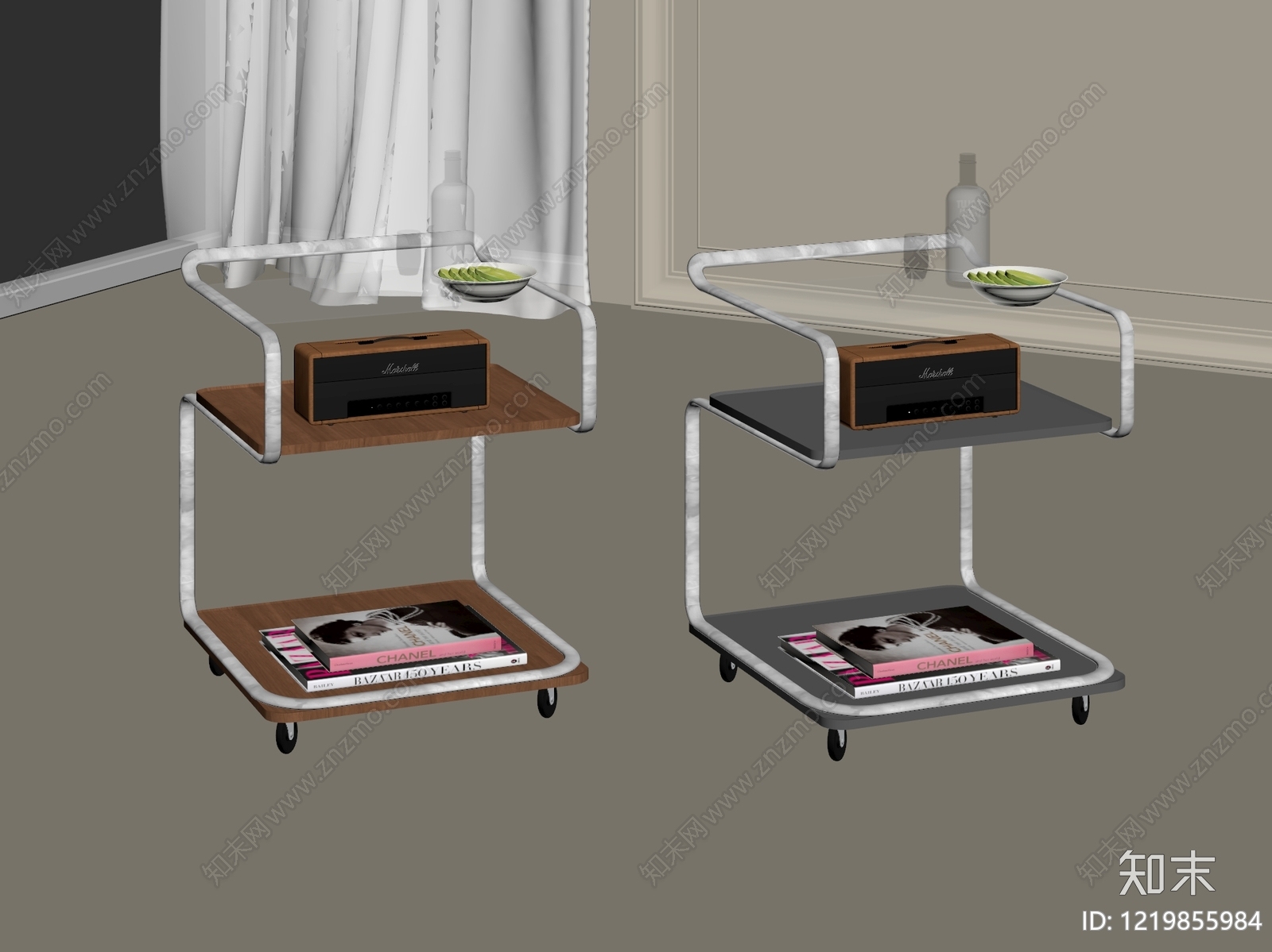 现代简约边几3D模型下载【ID:1219855984】