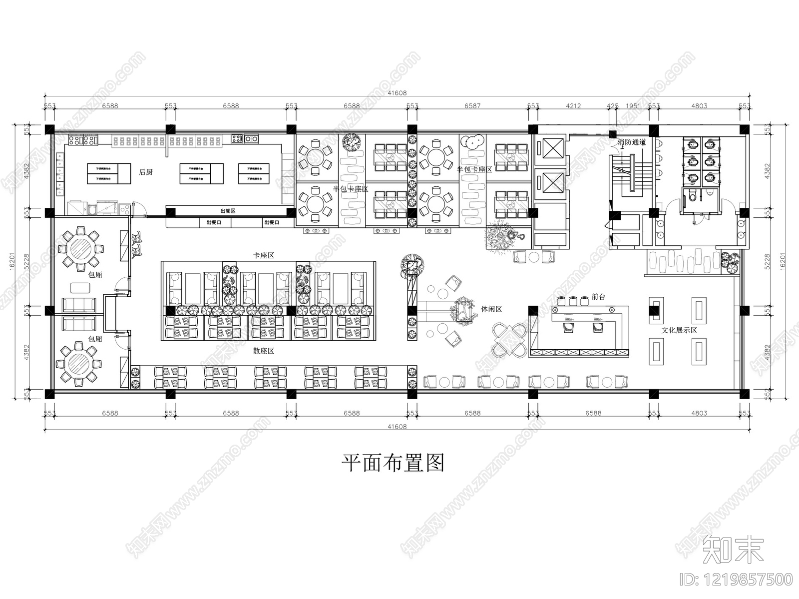 其他餐饮空间cad施工图下载【ID:1219857500】