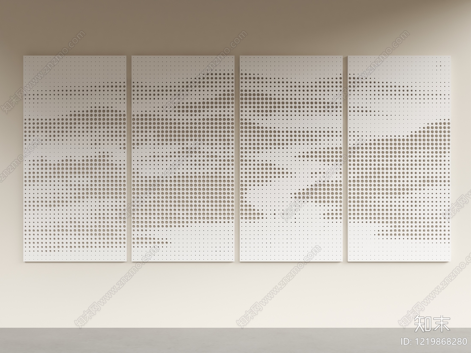 现代护墙板SU模型下载【ID:1219868280】