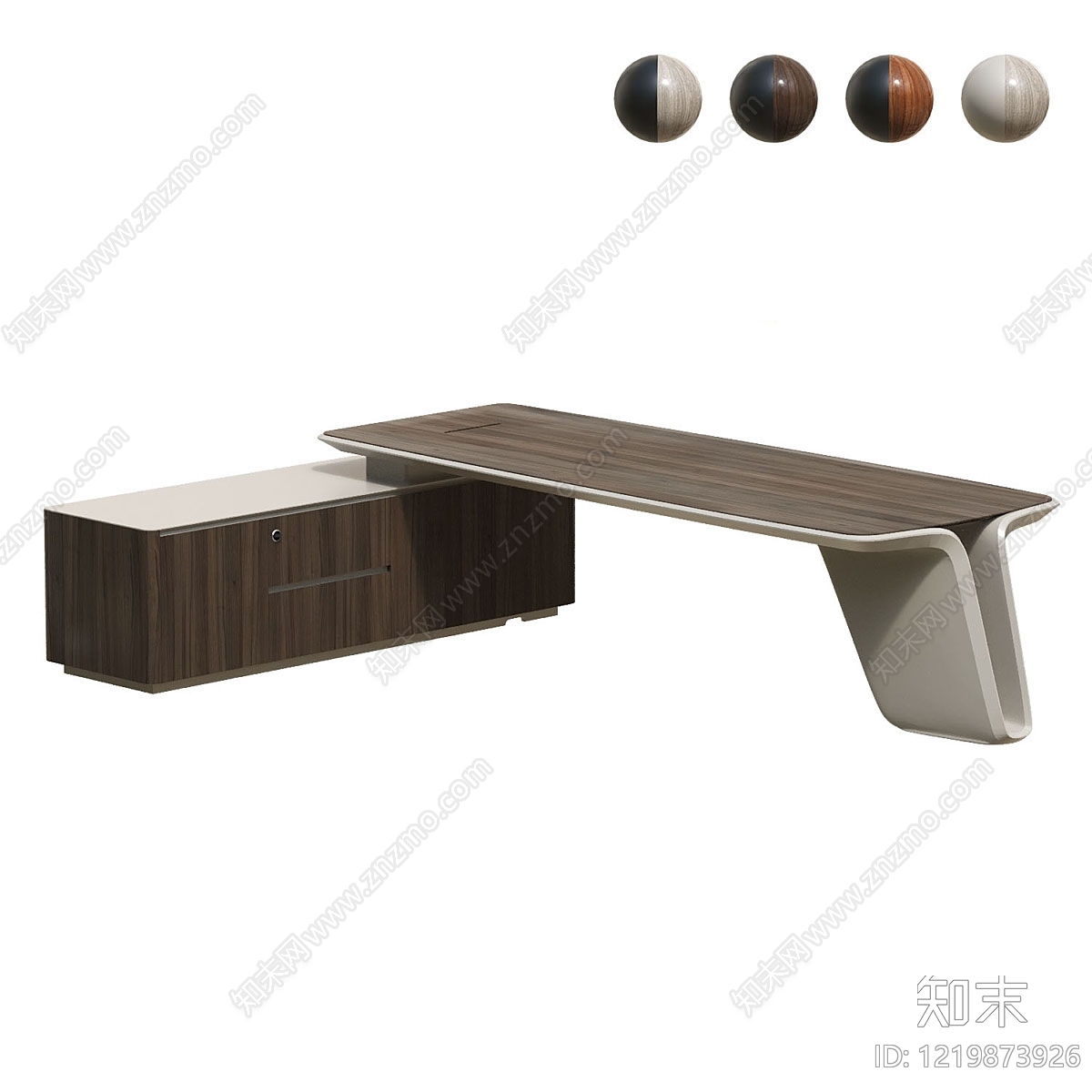 意式极简办公桌3D模型下载【ID:1219873926】