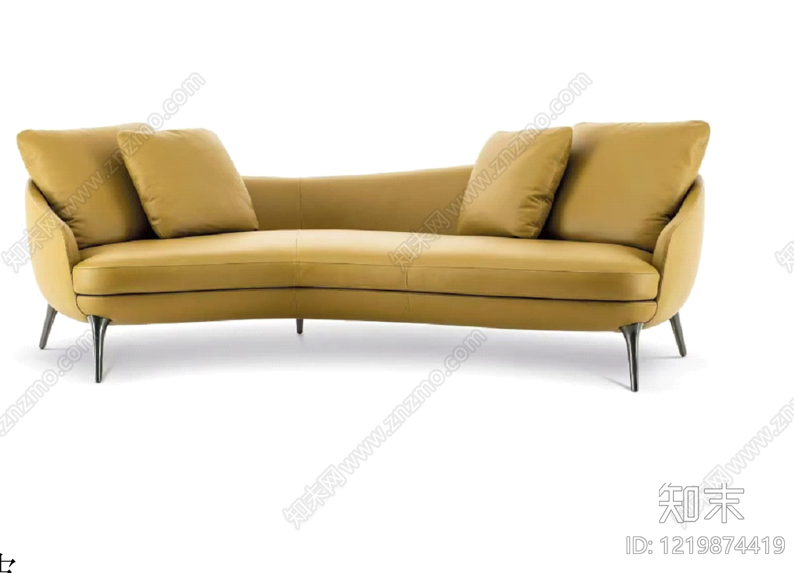 沙发cad施工图下载【ID:1219874419】
