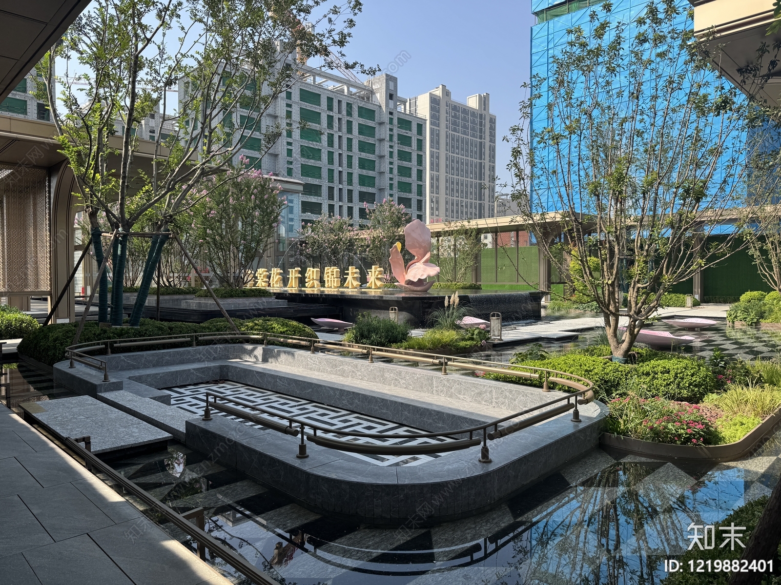 现代景观坐凳CAD图纸