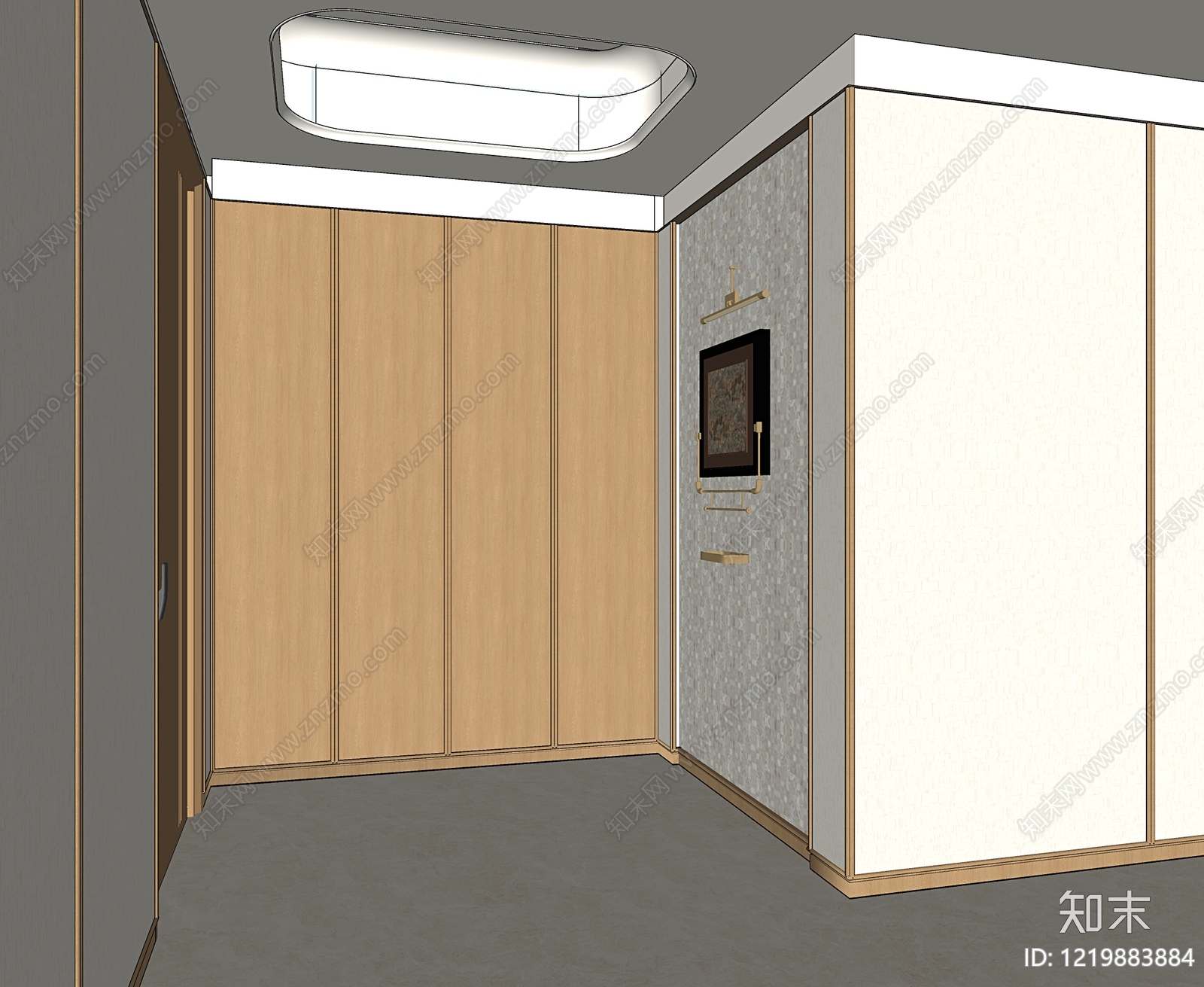 现代简约玄关SU模型下载【ID:1219883884】