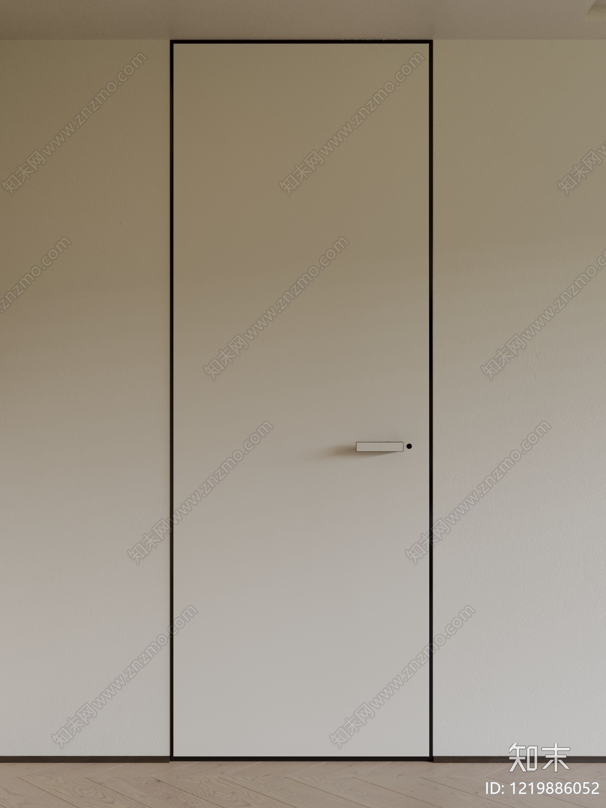 极简单开门SU模型下载【ID:1219886052】