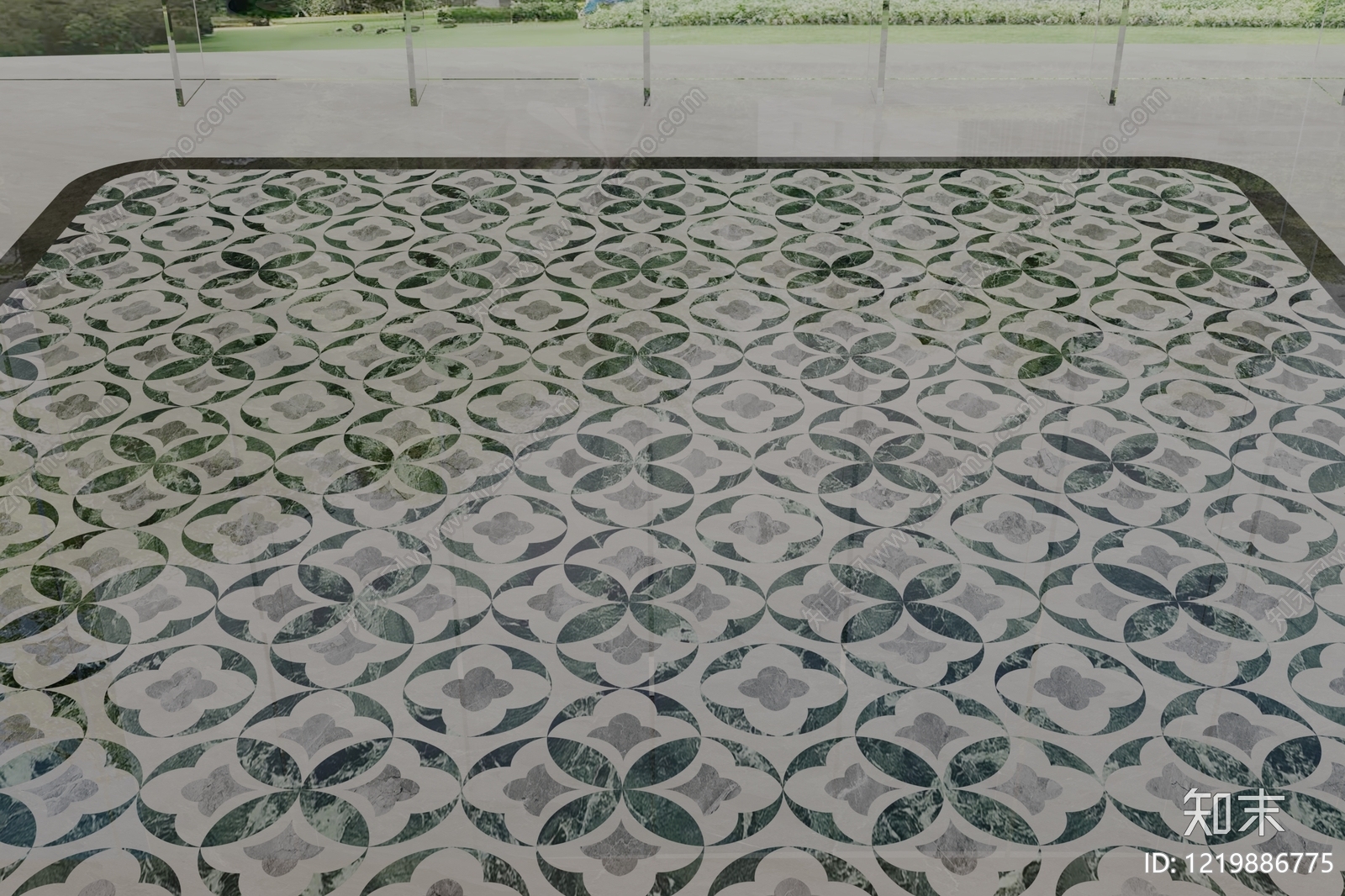 极简主义地面拼花3D模型下载【ID:1219886775】