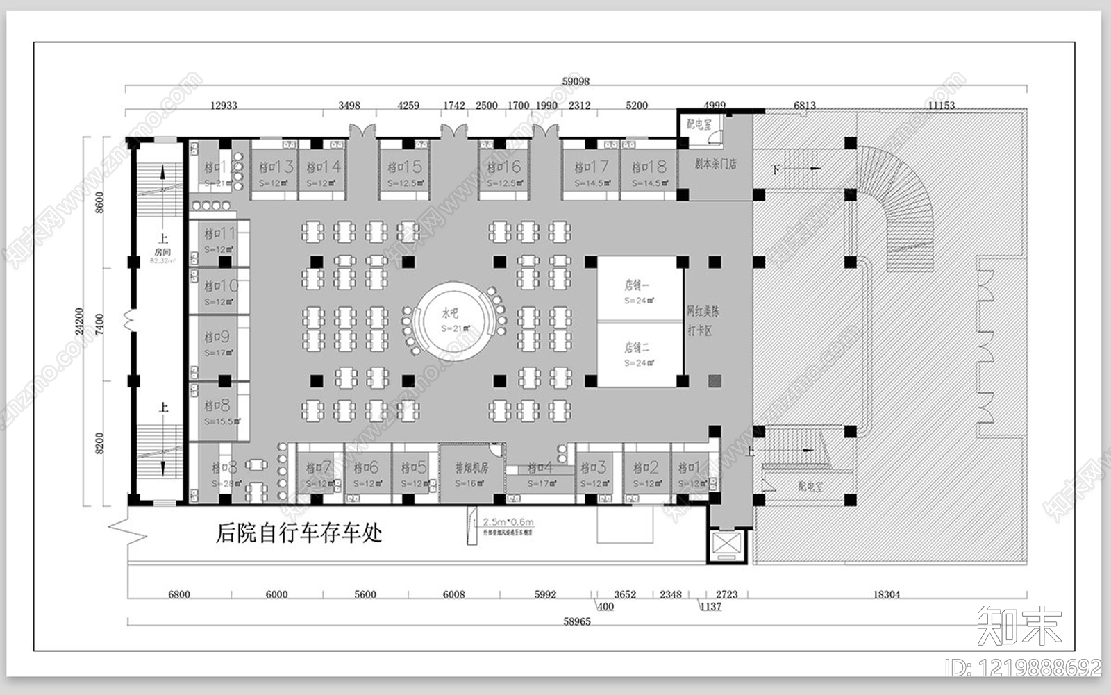 商场cad施工图下载【ID:1219888692】