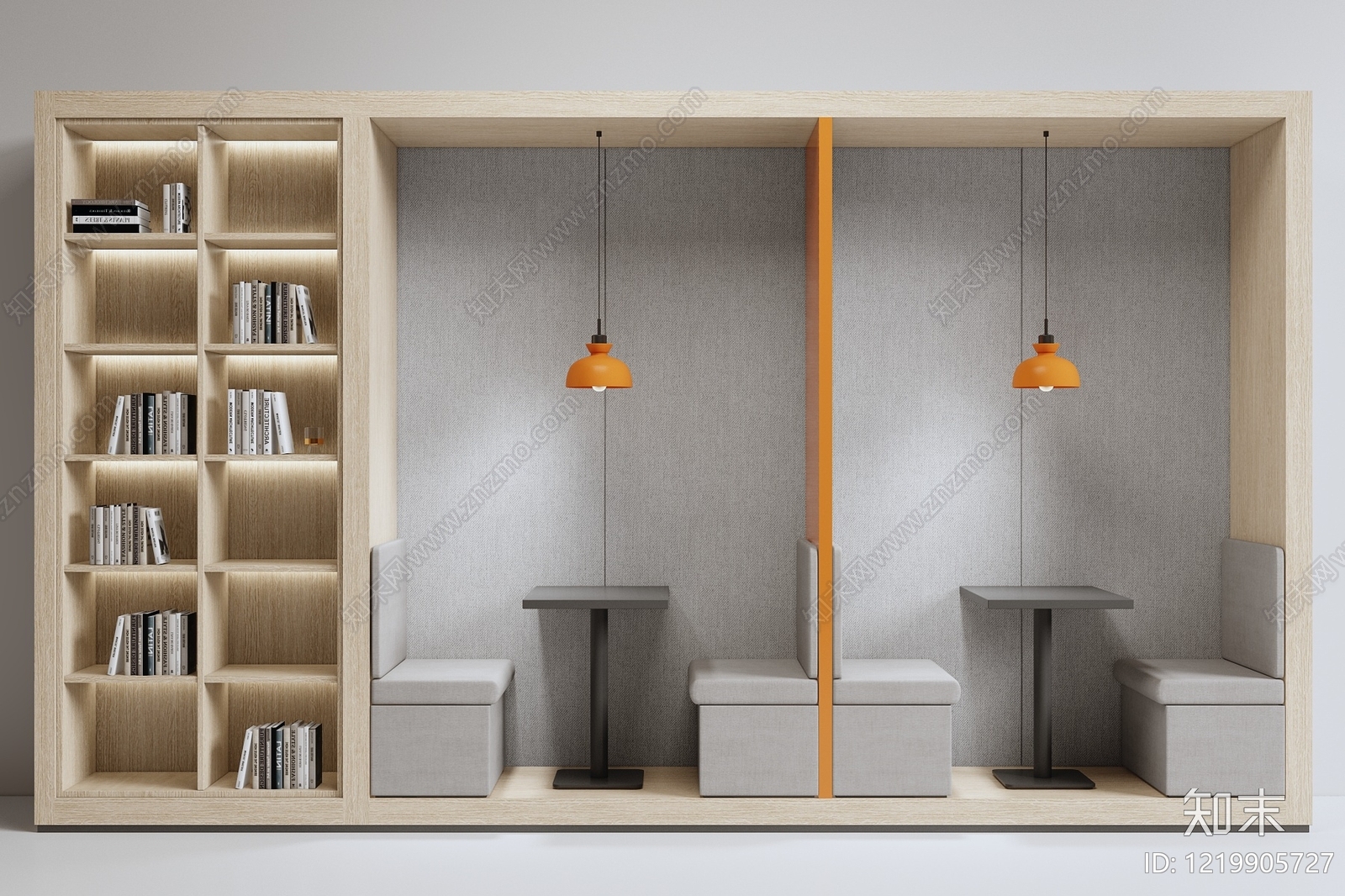 北欧休息区3D模型下载【ID:1219905727】