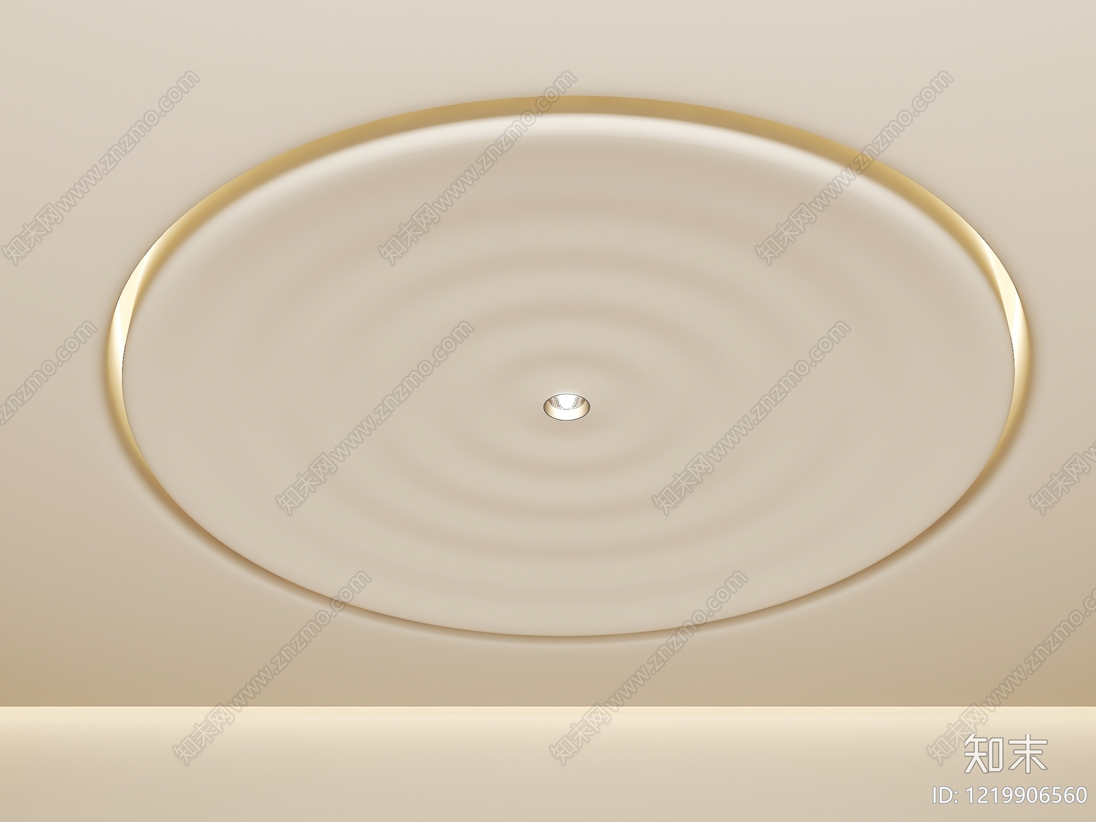 奶油风吊顶3D模型下载【ID:1219906560】