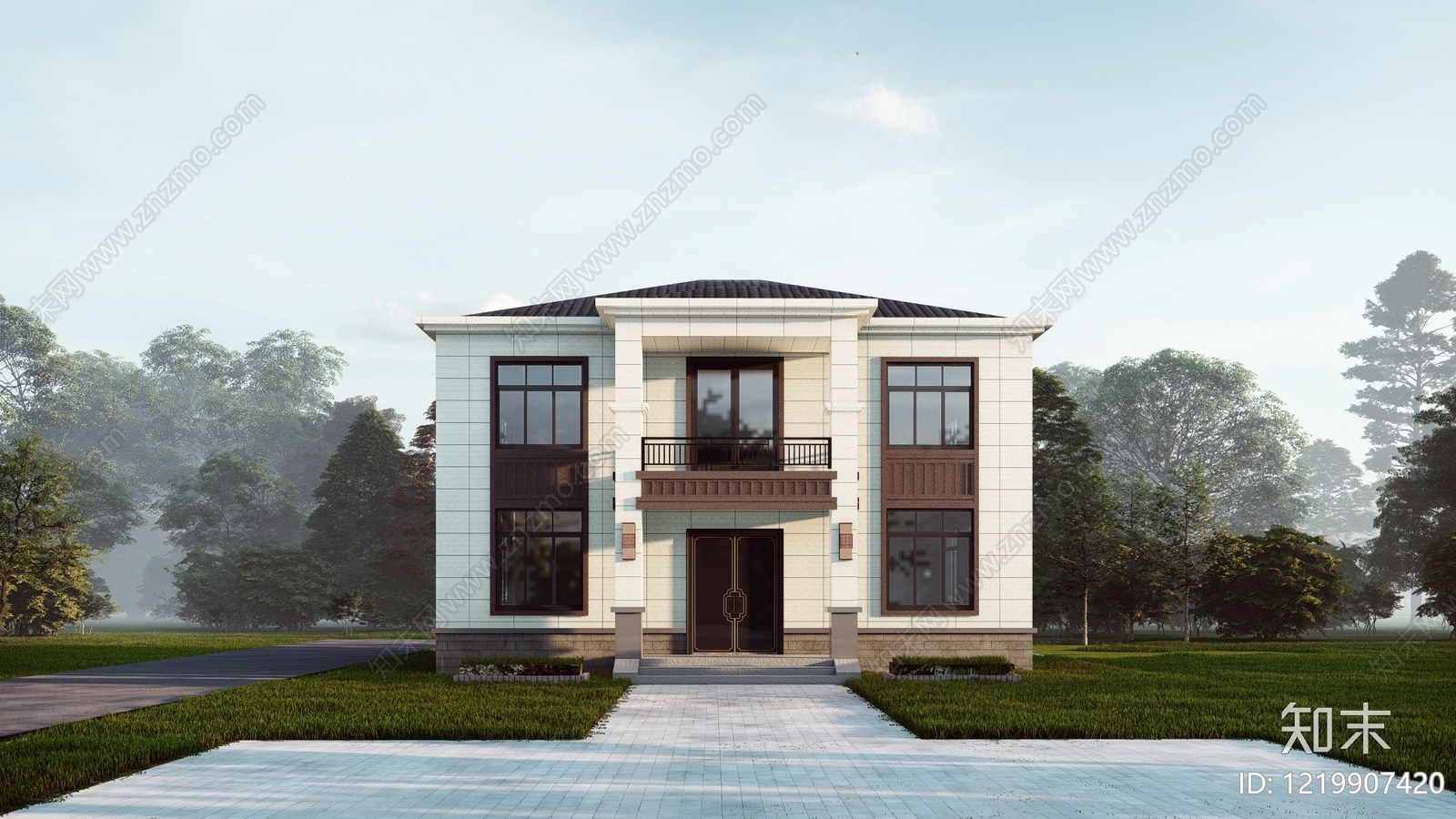 别墅建筑cad施工图下载【ID:1219907420】