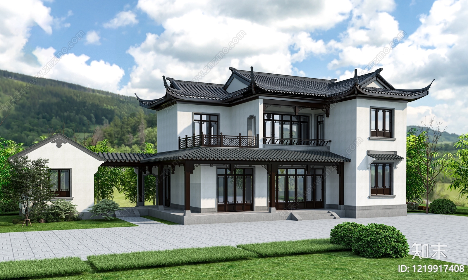 别墅建筑cad施工图下载【ID:1219917408】