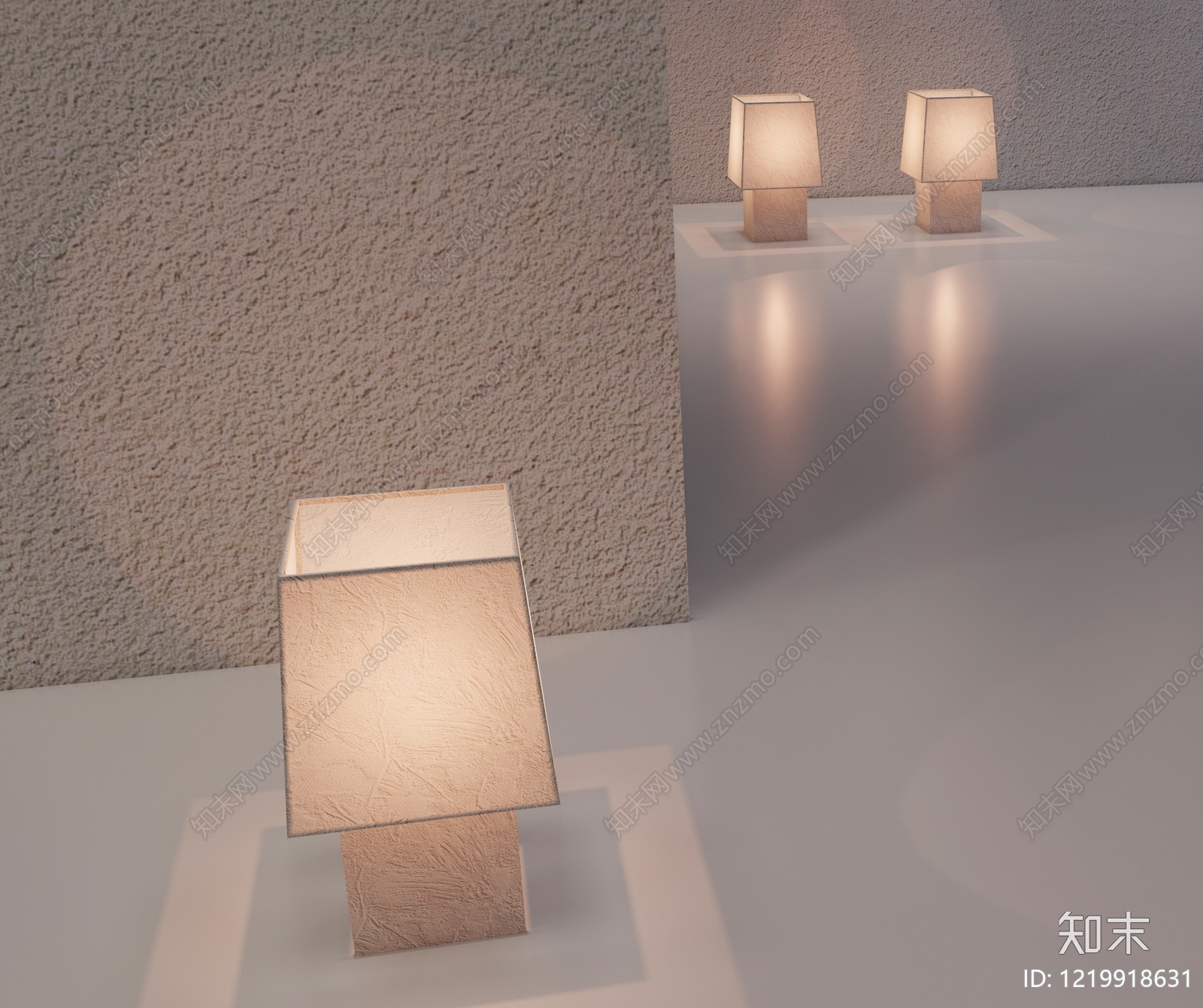 侘寂台灯3D模型下载【ID:1219918631】