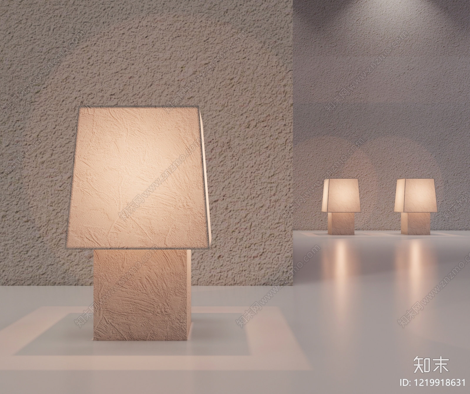 侘寂台灯3D模型下载【ID:1219918631】